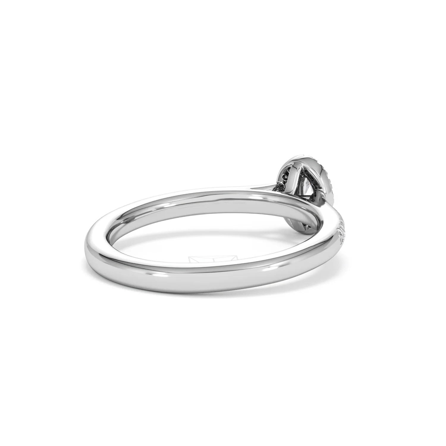 Lumia Oval Cut Lab Diamond Halo Ring 0.33ct F/VS in 925 Silver - Image 41