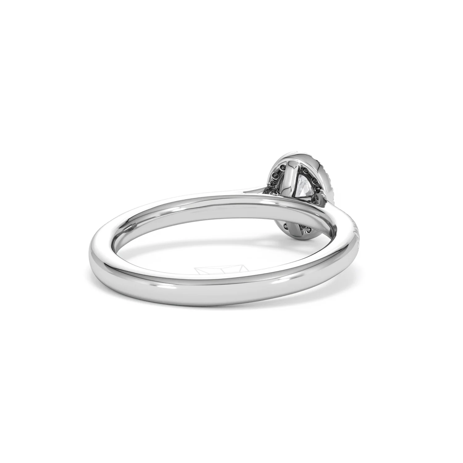 Lumia Oval Cut Lab Diamond Halo Ring 0.50ct F/VS in 925 Silver - Image 43