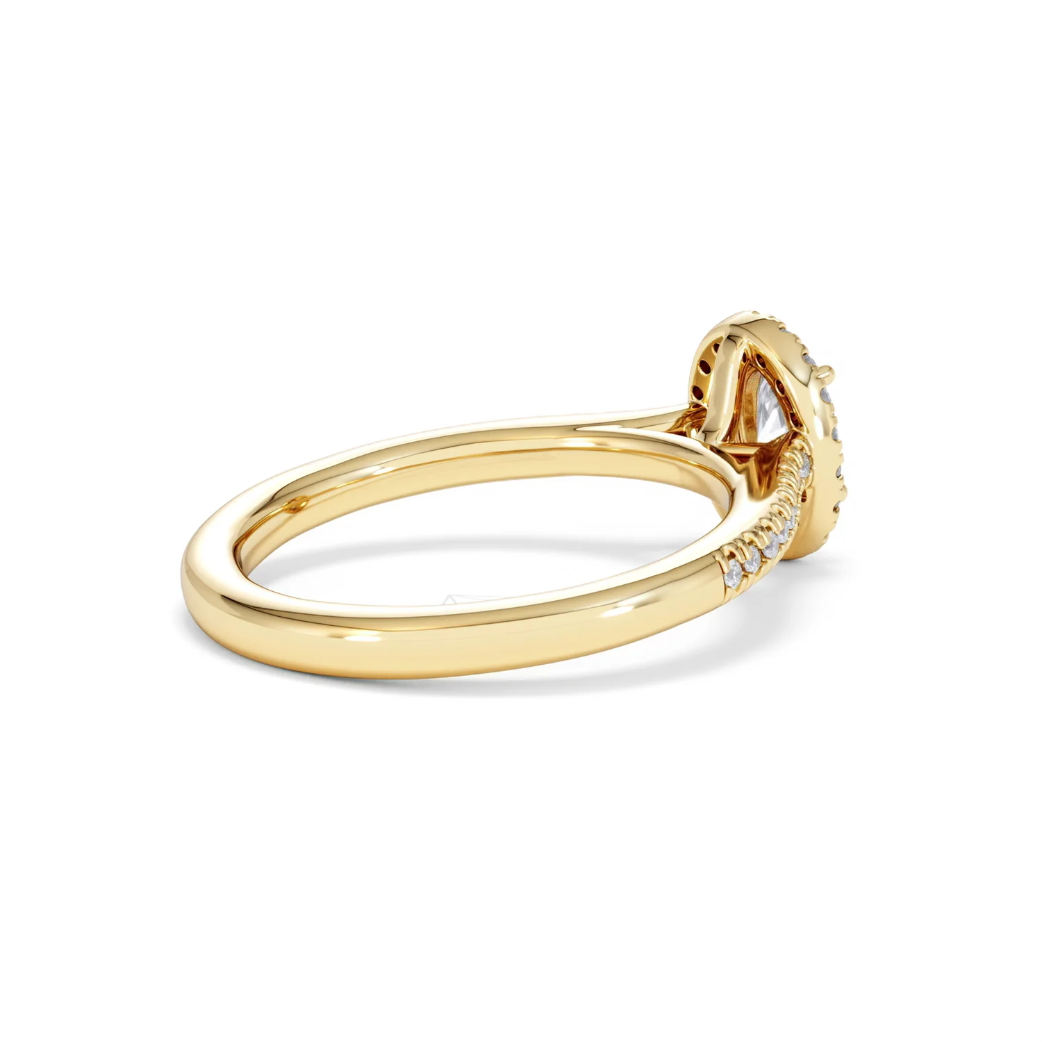 Lumia Oval Cut Lab Diamond Halo Ring 0.70ct F/VS in 9K Gold - Image 38