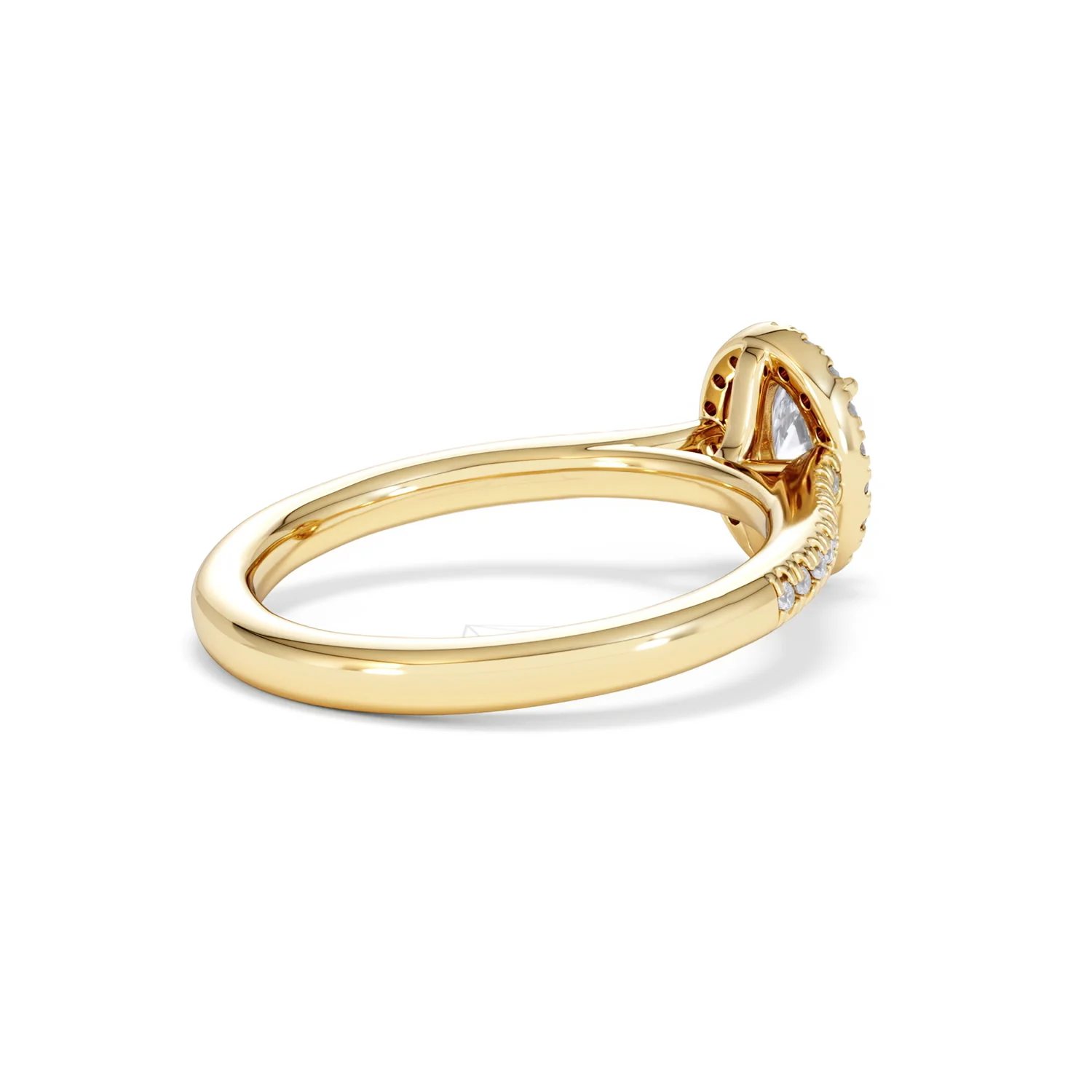 Lumia Oval Cut Lab Diamond Halo Ring 0.70ct F/VS in 9K Gold - Image 39