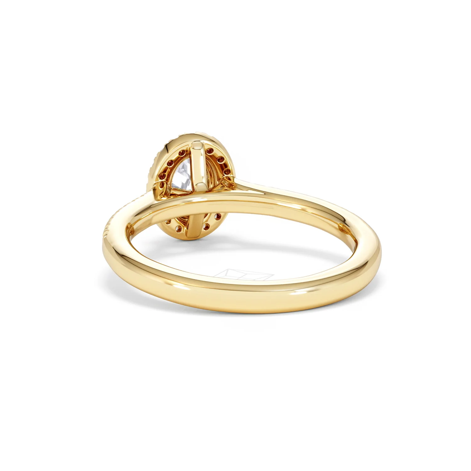 Lumia Oval Cut Lab Diamond Halo Ring 0.70ct F/VS in 9K Gold - Image 54