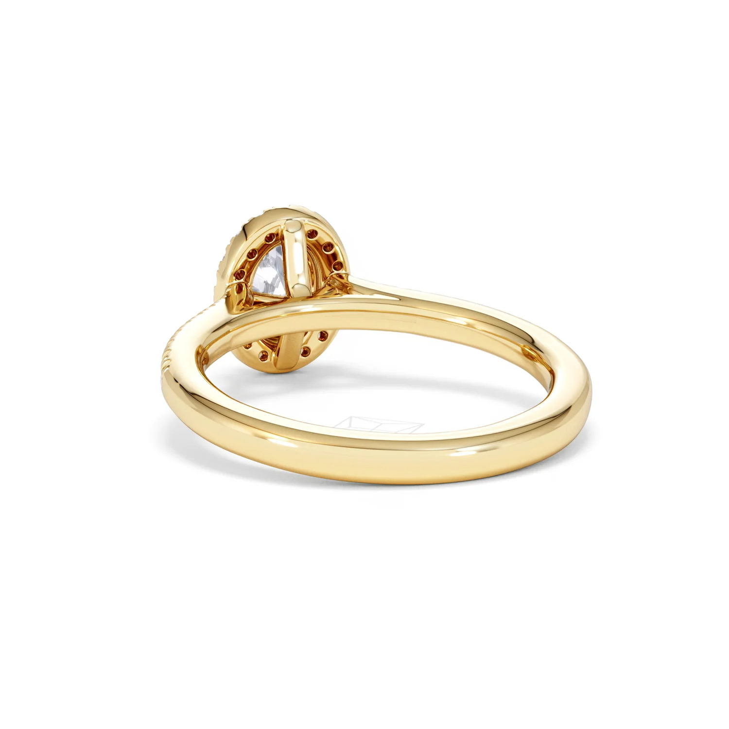 Lumia Oval Cut Lab Diamond Halo Ring 0.70ct F/VS in 9K Gold - Image 55