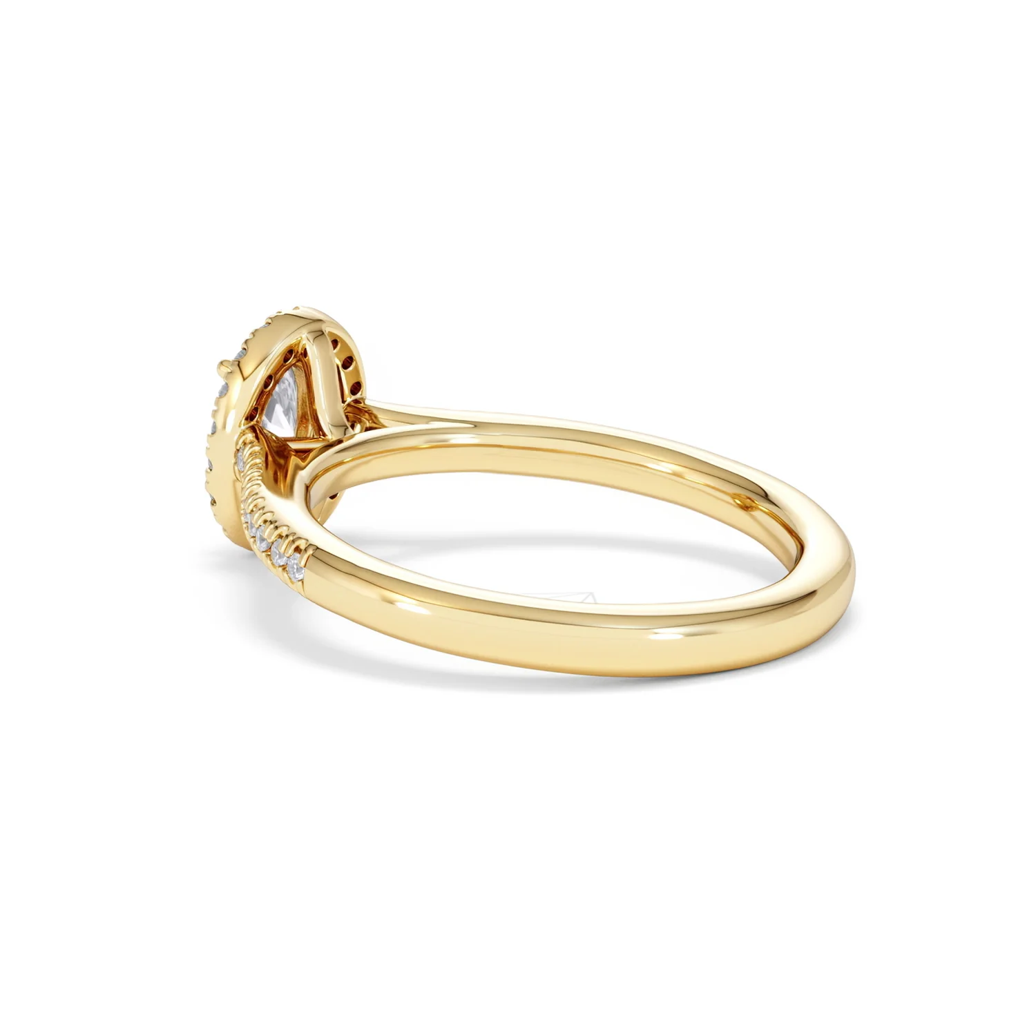 Lumia Oval Cut Lab Diamond Halo Ring 0.70ct F/VS in 9K Gold - Image 61