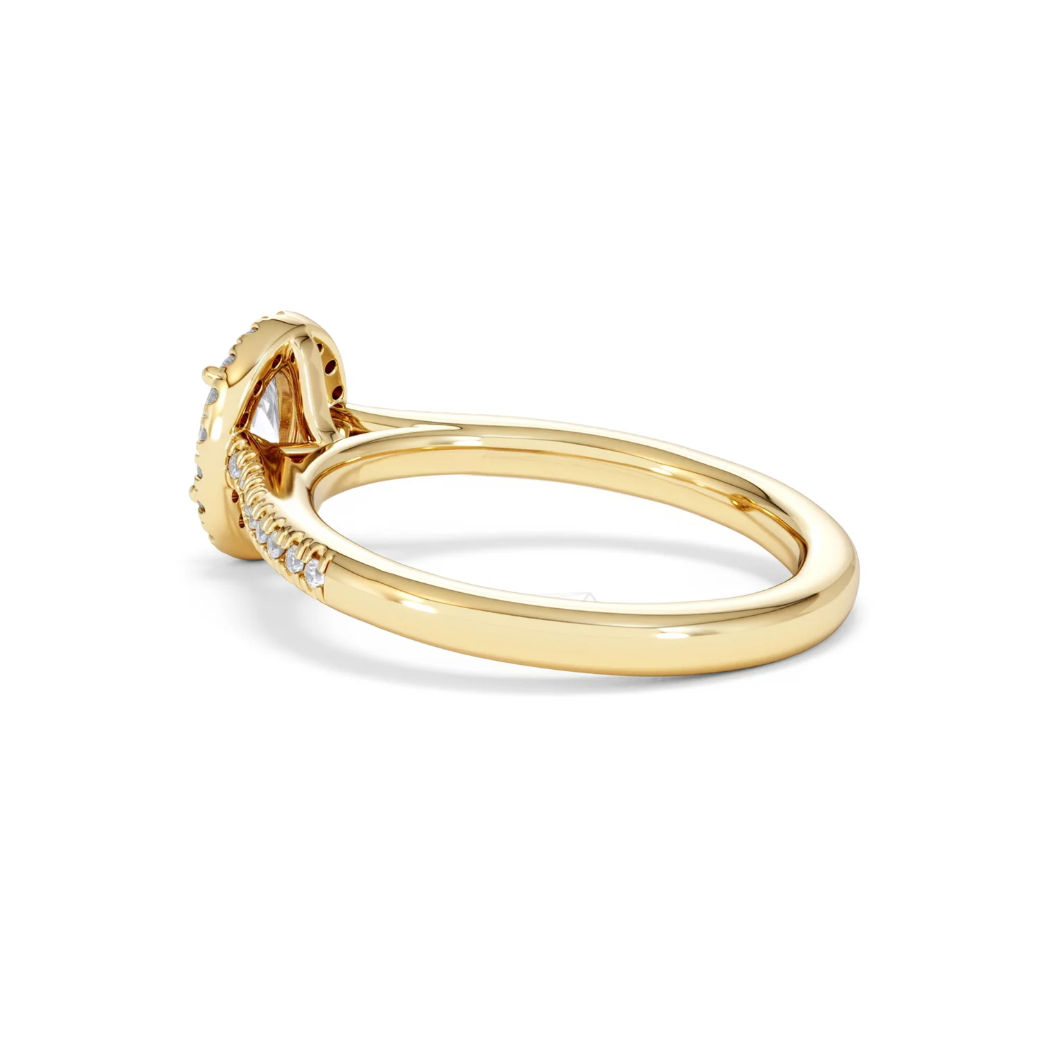 Lumia Oval Cut Lab Diamond Halo Ring 0.70ct F/VS in 9K Gold - Image 62