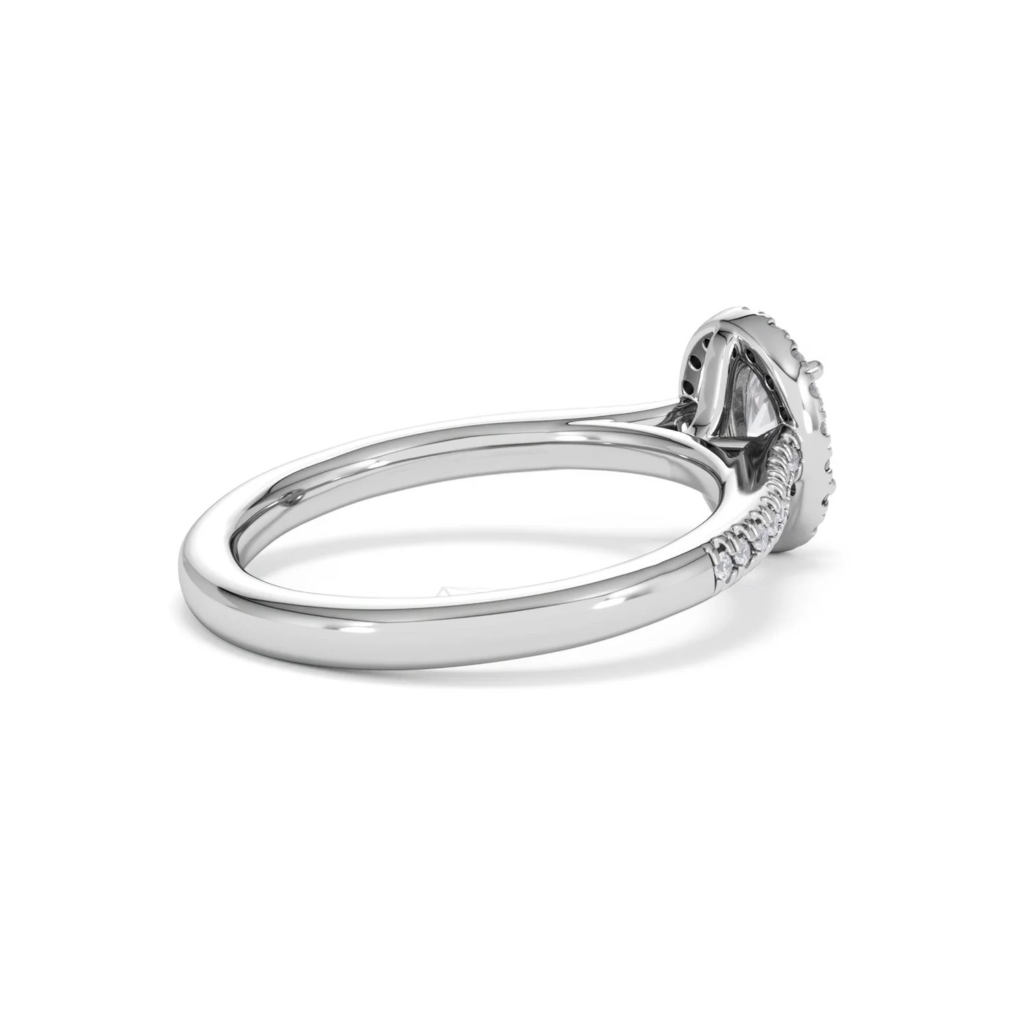 Lumia Oval Cut Lab Diamond Halo Ring 0.70ct F/VS in 9K White Gold - Image 38