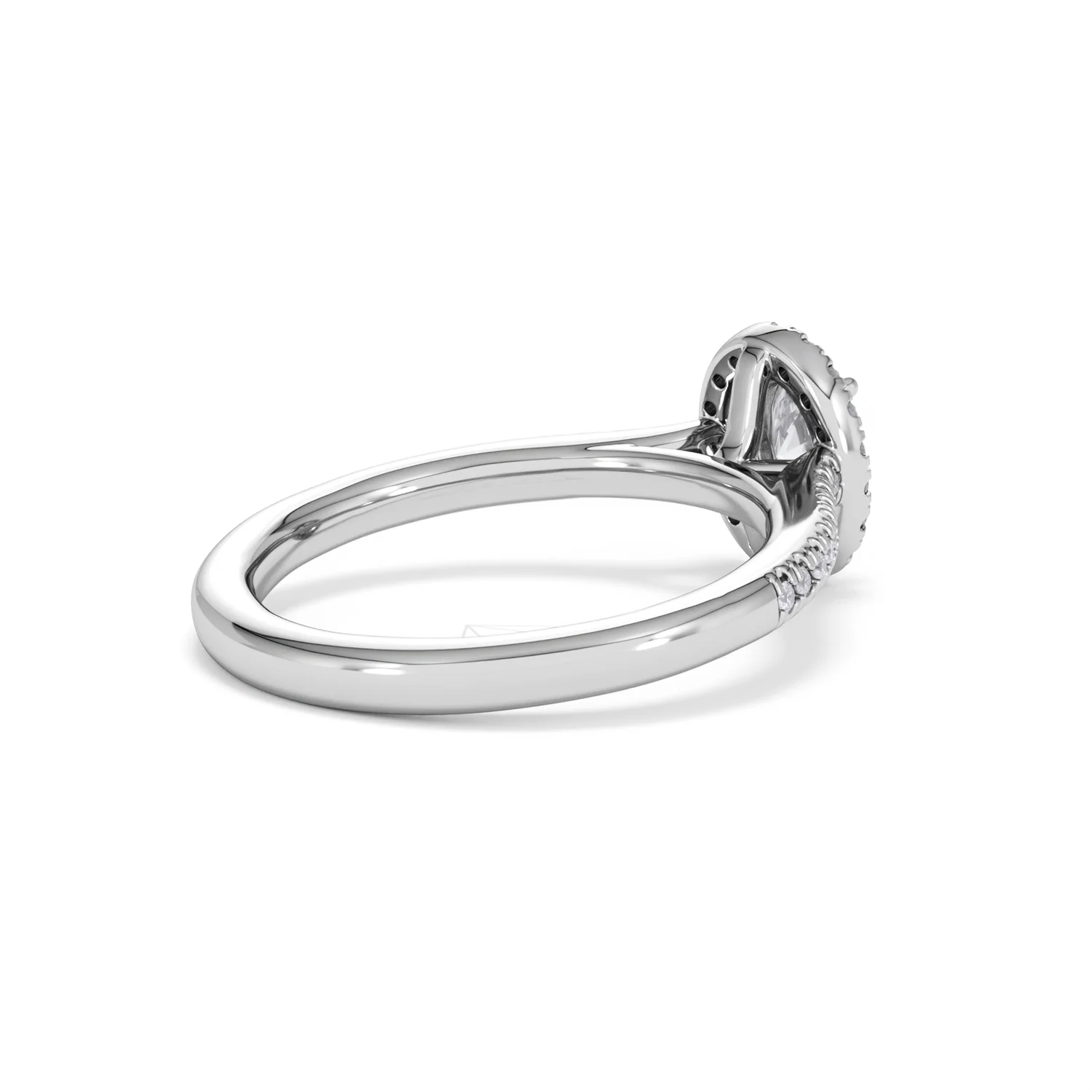 Lumia Oval Cut Lab Diamond Halo Ring 0.70ct F/VS in 9K White Gold - Image 39