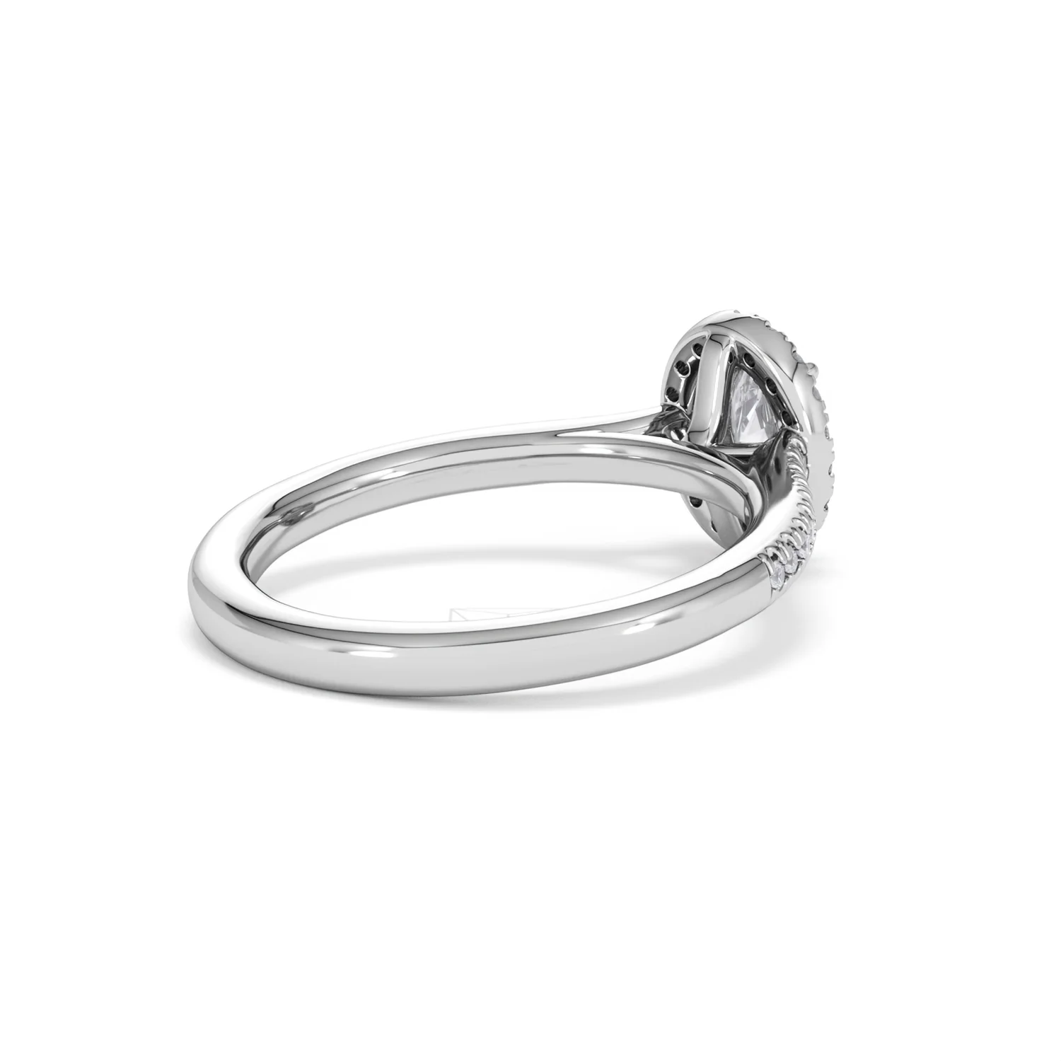 Lumia Oval Cut Lab Diamond Halo Ring 0.70ct F/VS in 9K White Gold - Image 40