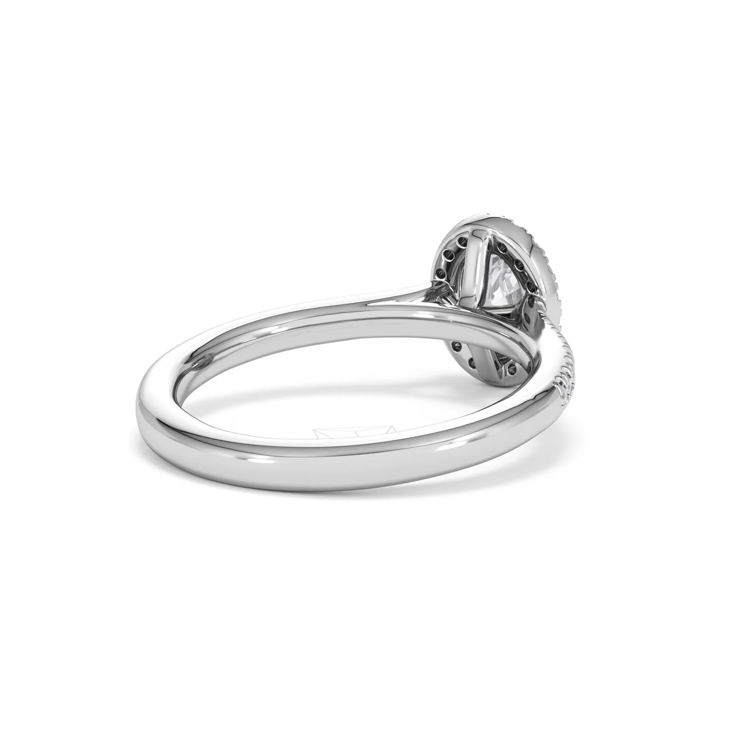 Lumia Oval Cut Lab Diamond Halo Ring 0.70ct F/VS in 9K White Gold - Image 42
