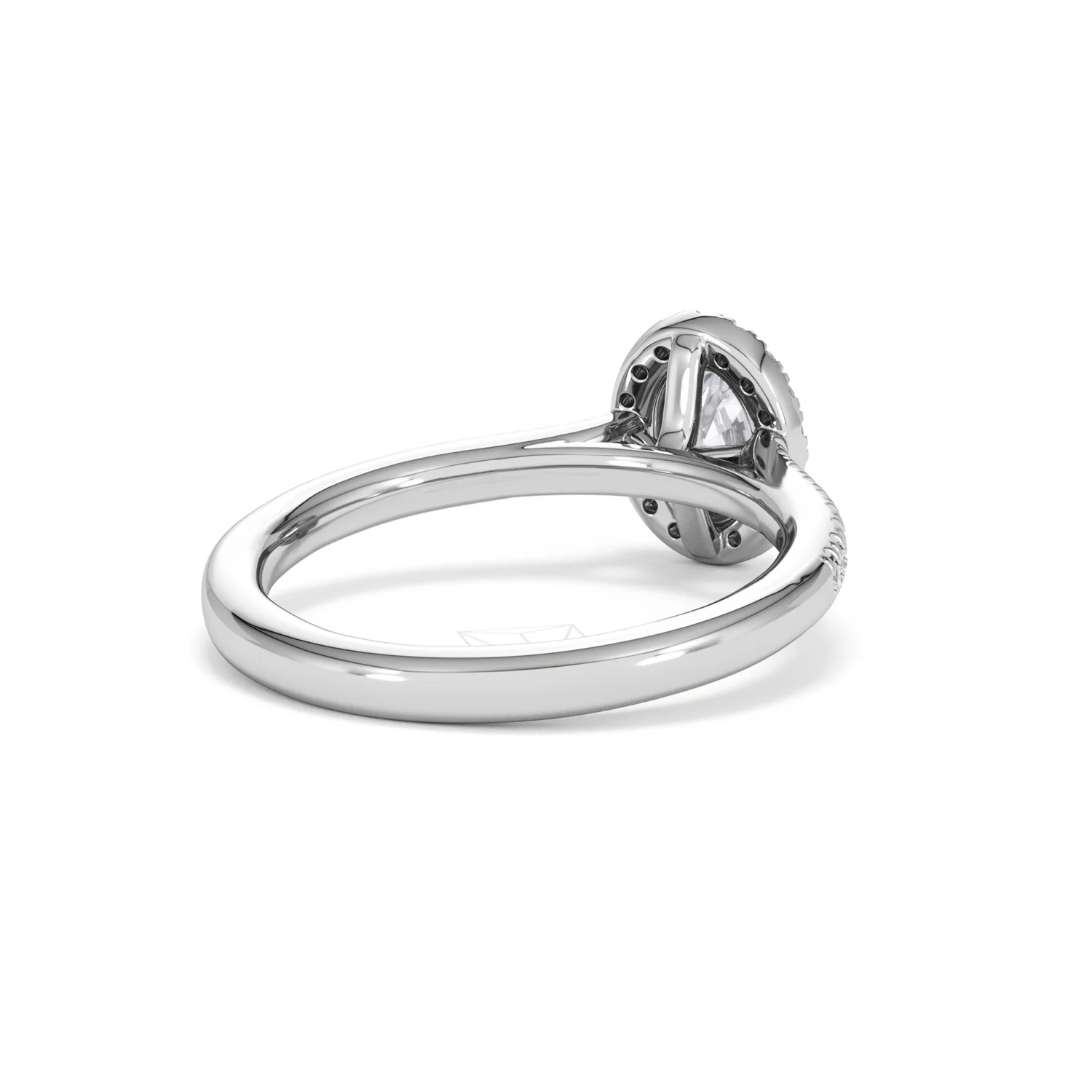 Lumia Oval Cut Lab Diamond Halo Ring 0.70ct F/VS in 9K White Gold - Image 43