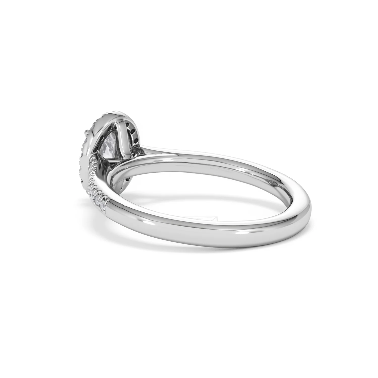 Lumia Oval Cut Lab Diamond Halo Ring 0.70ct F/VS in 9K White Gold - Image 60