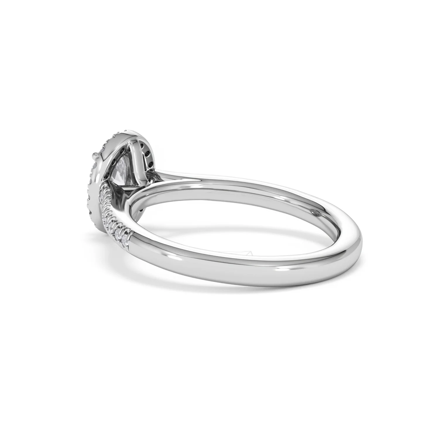 Lumia Oval Cut Lab Diamond Halo Ring 0.70ct F/VS in 9K White Gold - Image 61