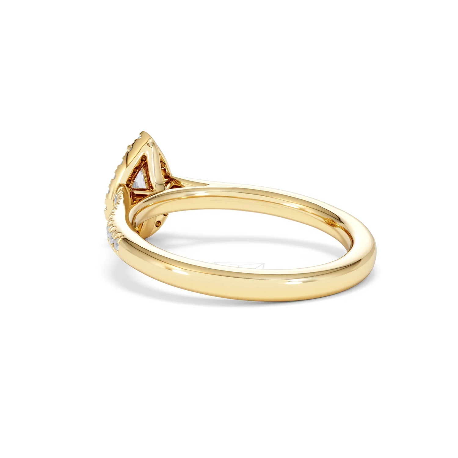 Lumia Pear Cut Lab Diamond Halo Ring 0.70ct F/VS in 9K Gold - Image 59