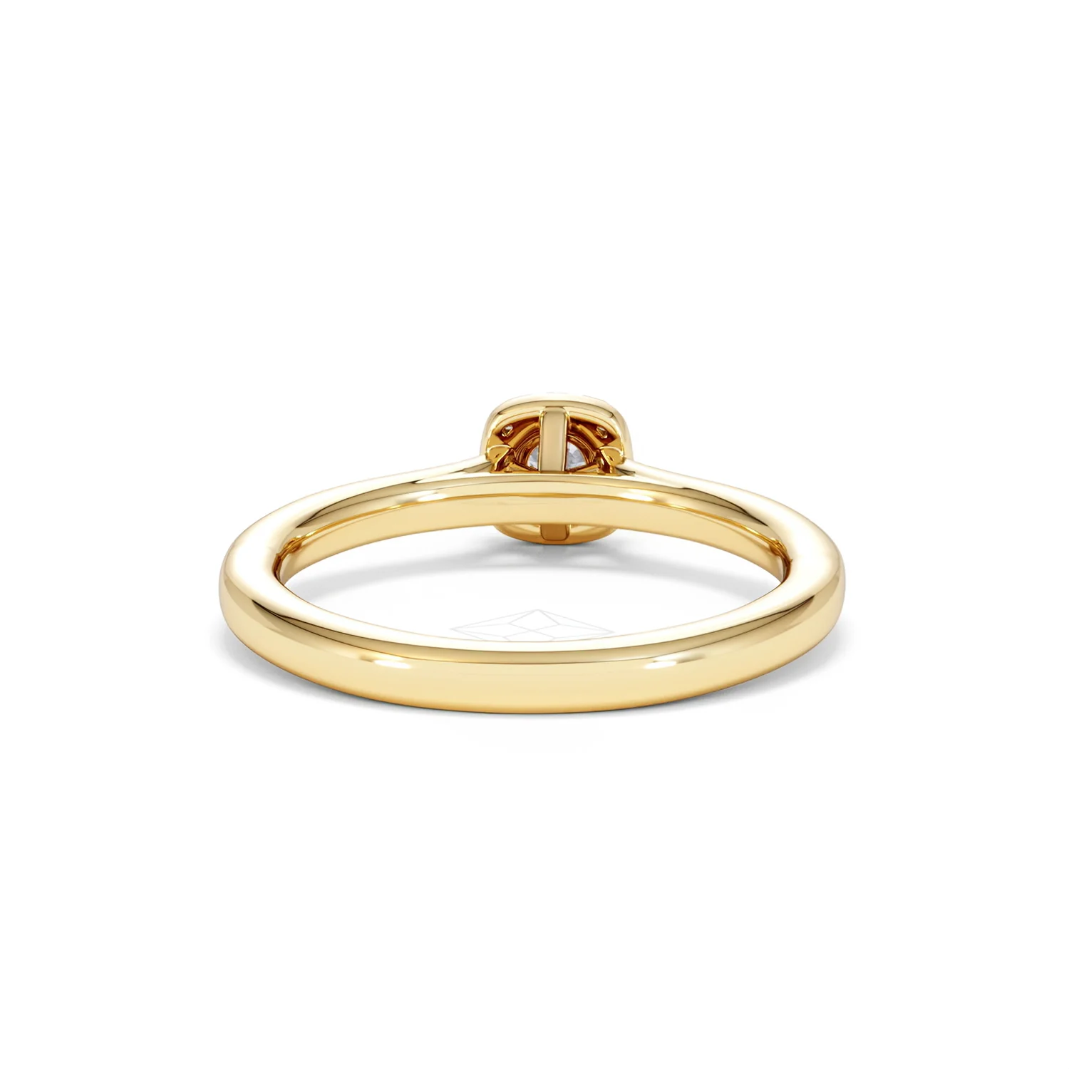 Lumia Round Cut Lab Diamond Halo Ring 0.33ct F/VS in 18K Gold Vermeil - Image 49