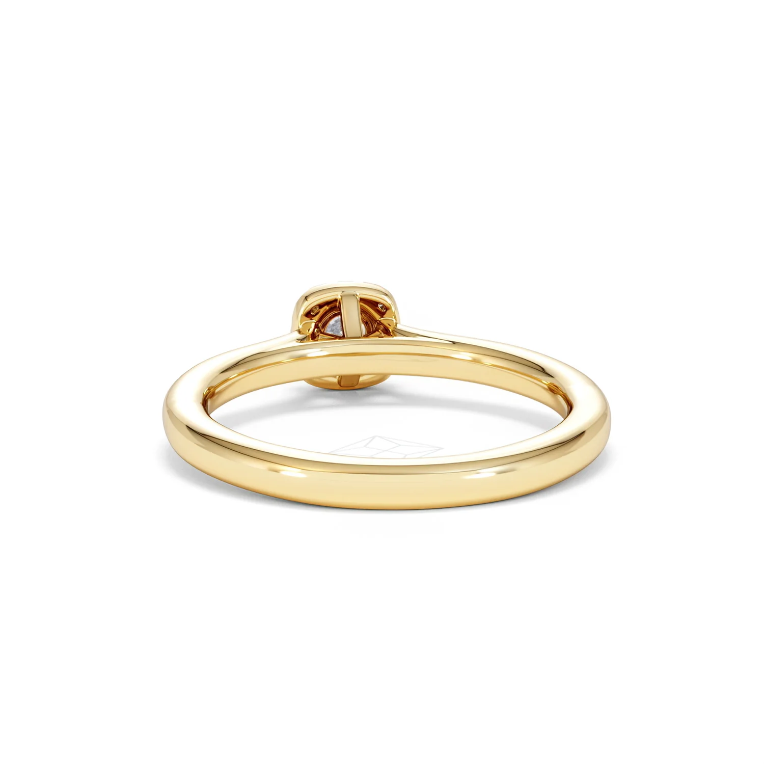 Lumia Round Cut Lab Diamond Halo Ring 0.33ct F/VS in 18K Gold Vermeil - Image 52