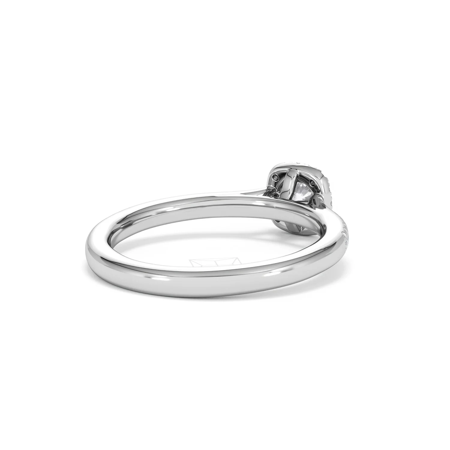Lumia Round Cut Lab Diamond Halo Ring 0.50ct F/VS in 925 Silver - Image 42