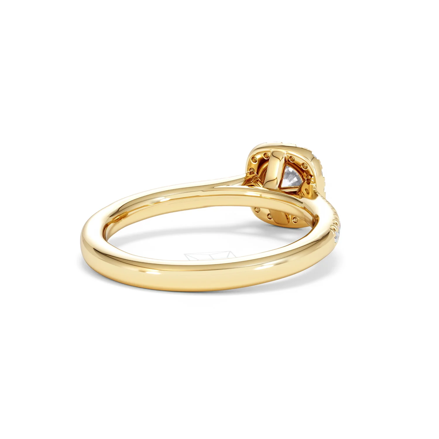 Lumia Round Cut Lab Diamond Halo Ring 0.70ct F/VS in 9K Gold - Image 43