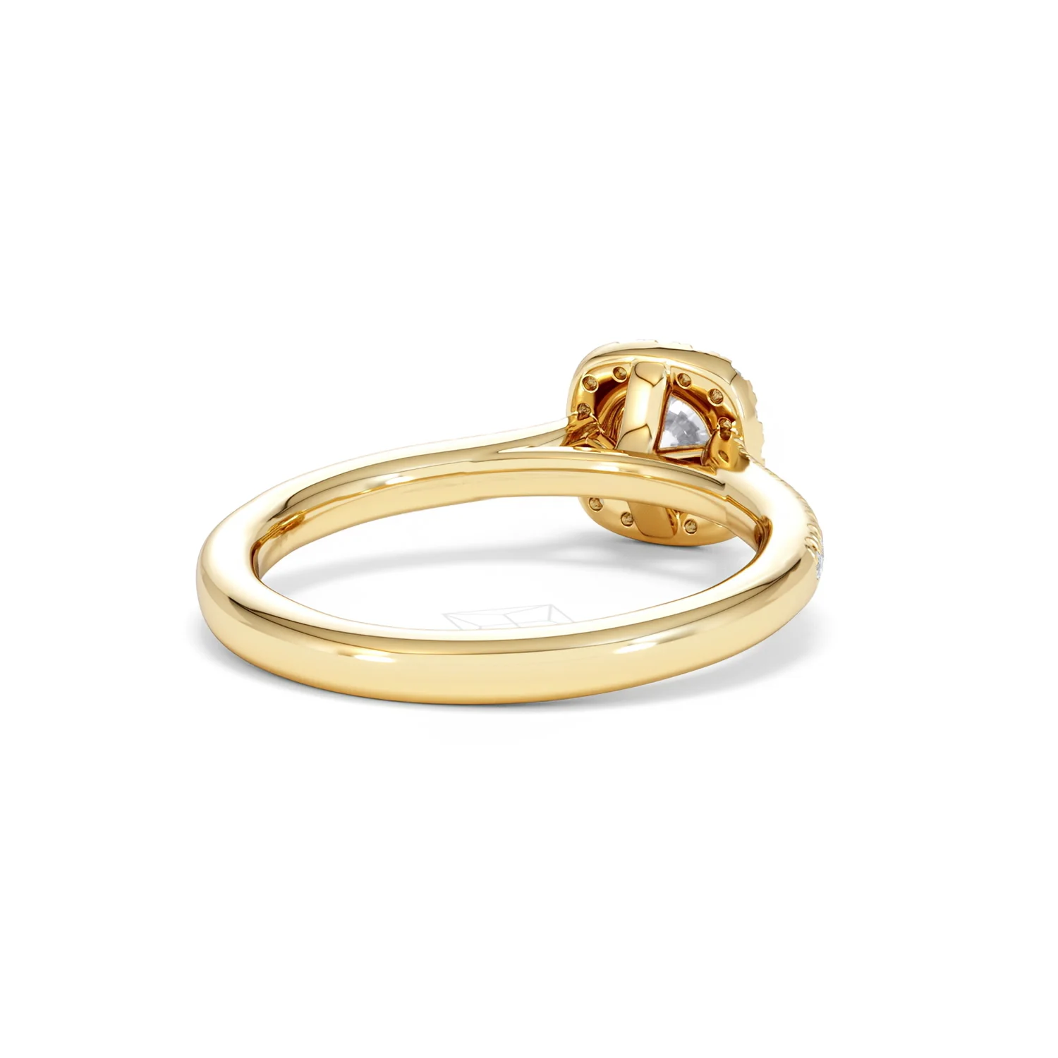 Lumia Round Cut Lab Diamond Halo Ring 0.70ct F/VS in 9K Gold - Image 44