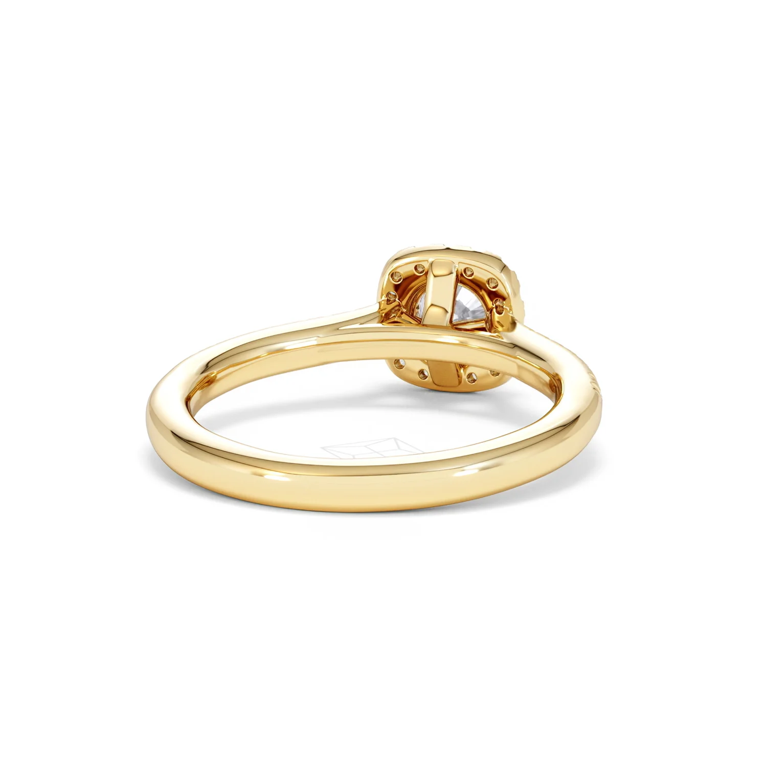 Lumia Round Cut Lab Diamond Halo Ring 0.70ct F/VS in 9K Gold - Image 46