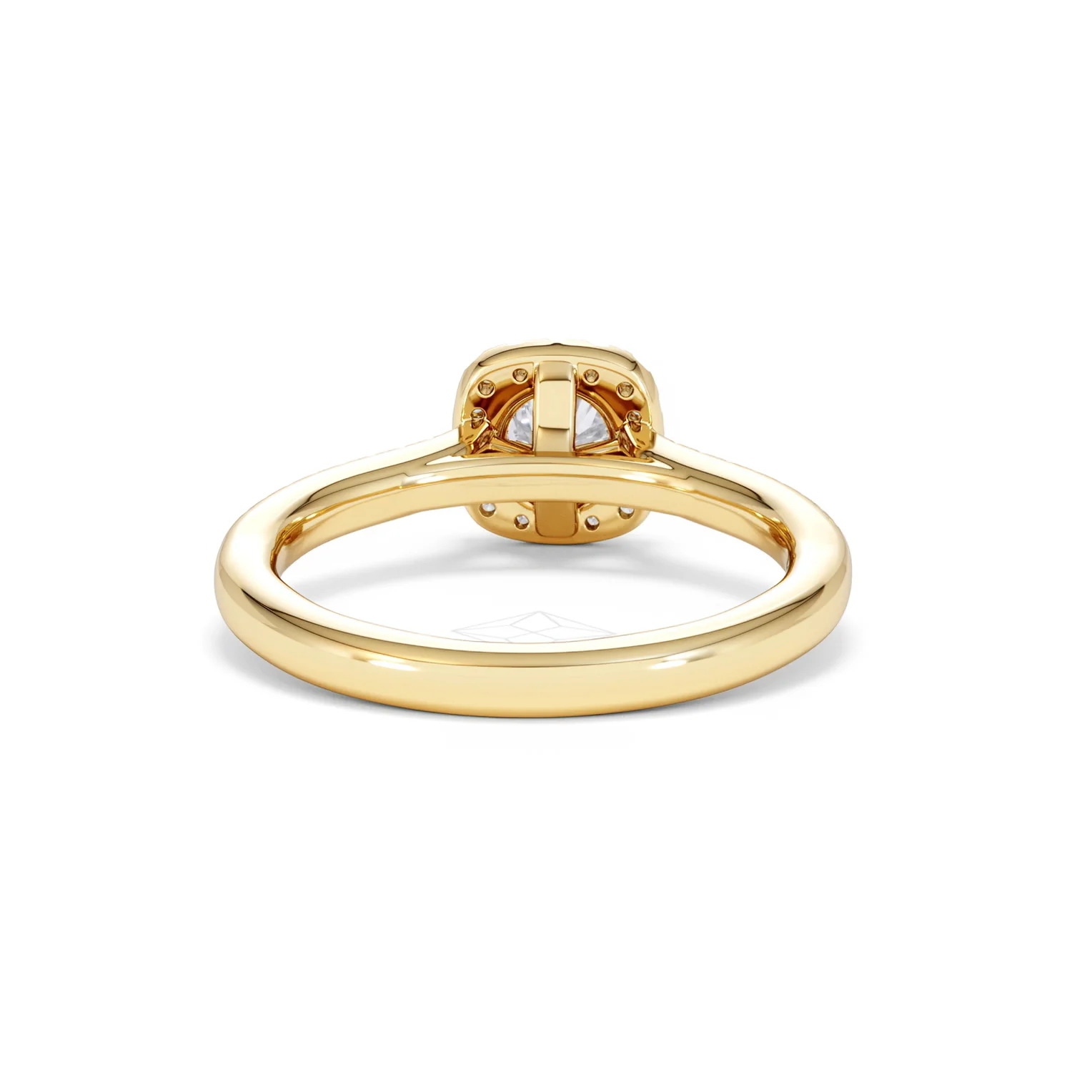 Lumia Round Cut Lab Diamond Halo Ring 0.70ct F/VS in 9K Gold - Image 49