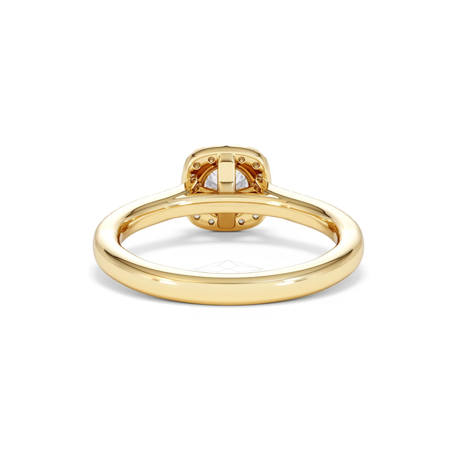Lumia Round Cut Lab Diamond Halo Ring 0.70ct F/VS in 9K Gold - Image 50