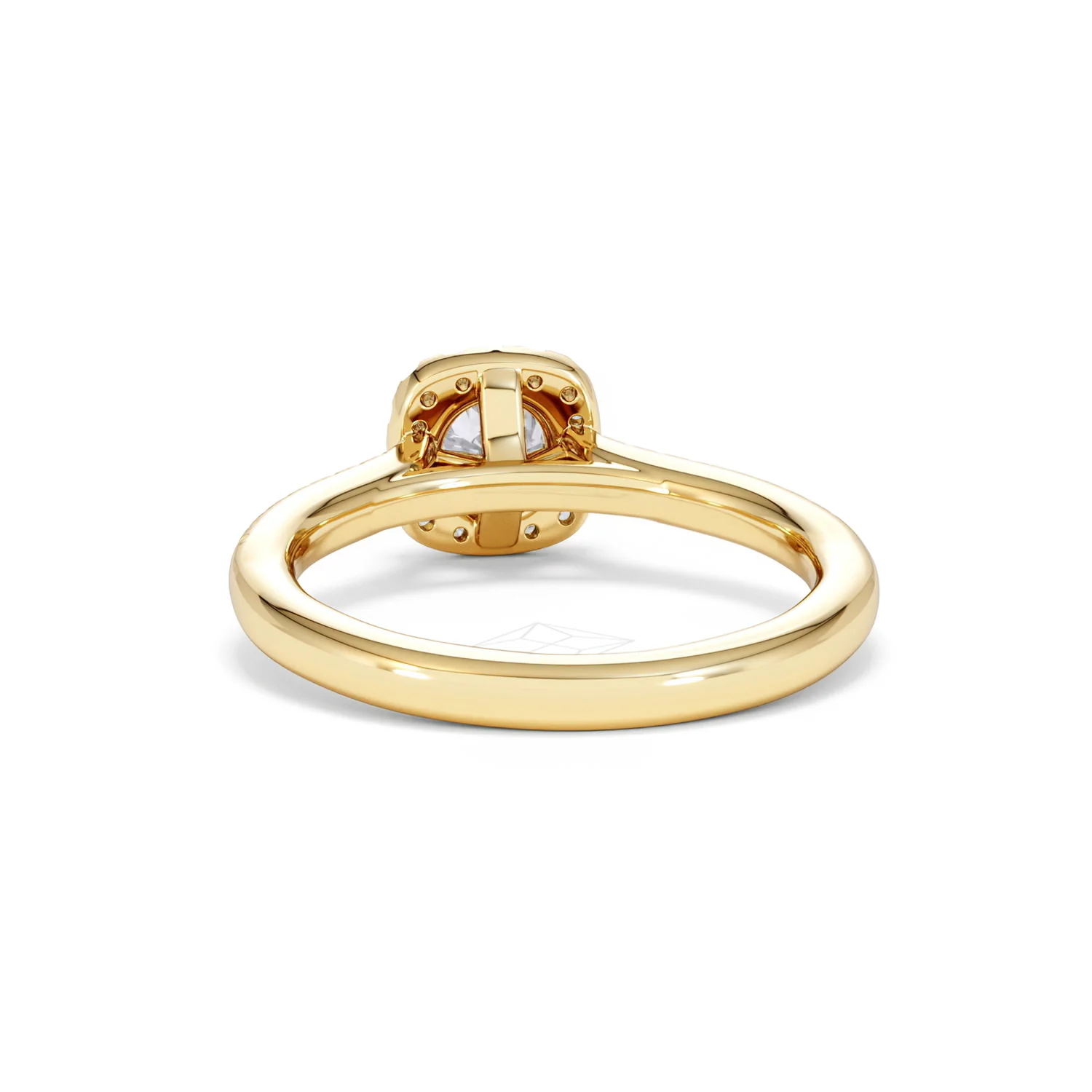 Lumia Round Cut Lab Diamond Halo Ring 0.70ct F/VS in 9K Gold - Image 52