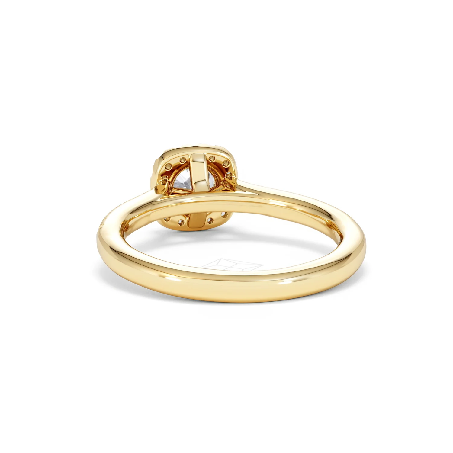 Lumia Round Cut Lab Diamond Halo Ring 0.70ct F/VS in 9K Gold - Image 53