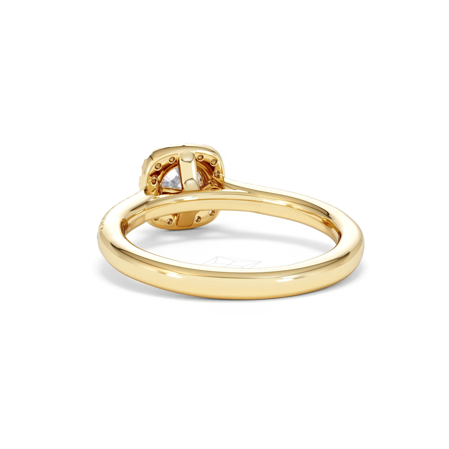Lumia Round Cut Lab Diamond Halo Ring 0.70ct F/VS in 9K Gold - Image 54
