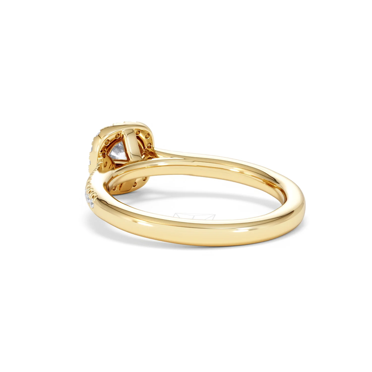 Lumia Round Cut Lab Diamond Halo Ring 0.70ct F/VS in 9K Gold - Image 58