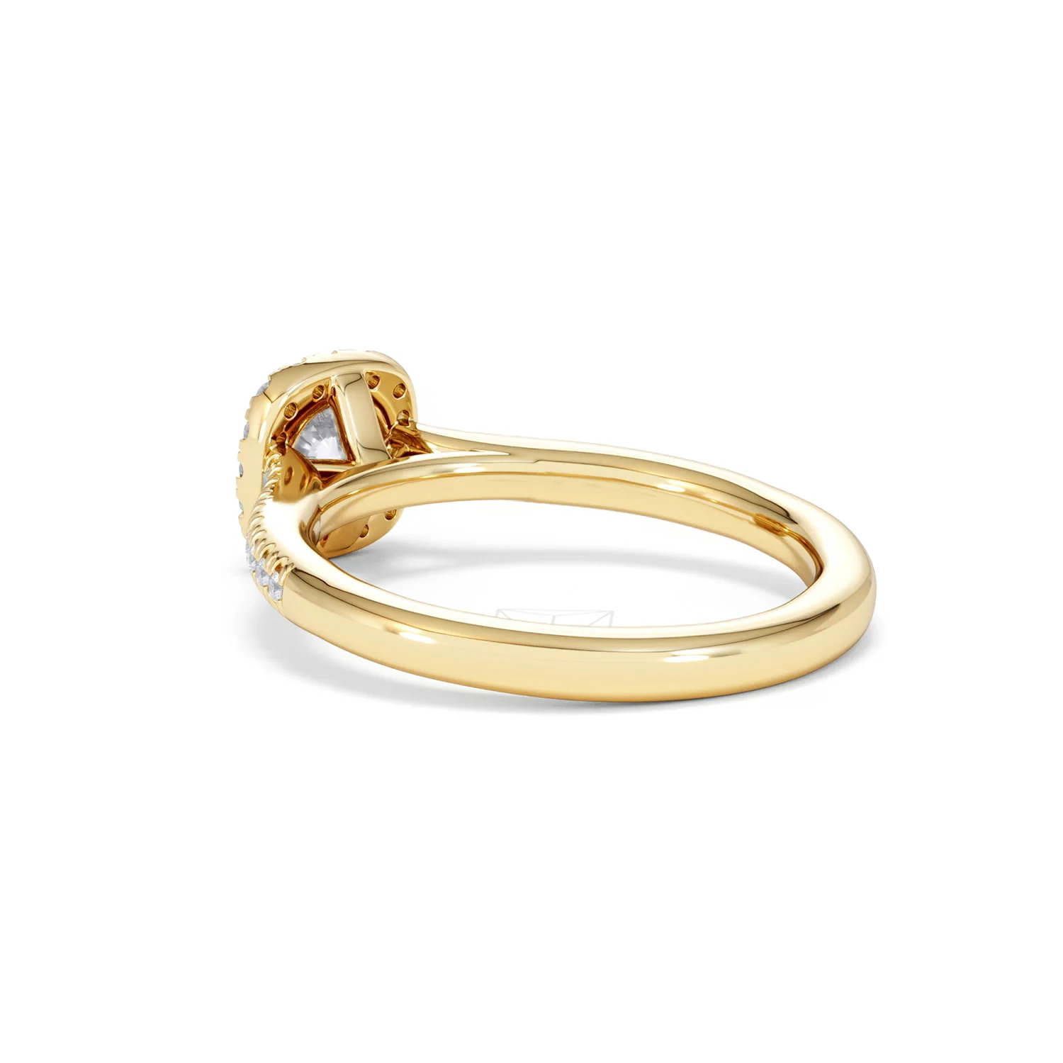 Lumia Round Cut Lab Diamond Halo Ring 0.70ct F/VS in 9K Gold - Image 59