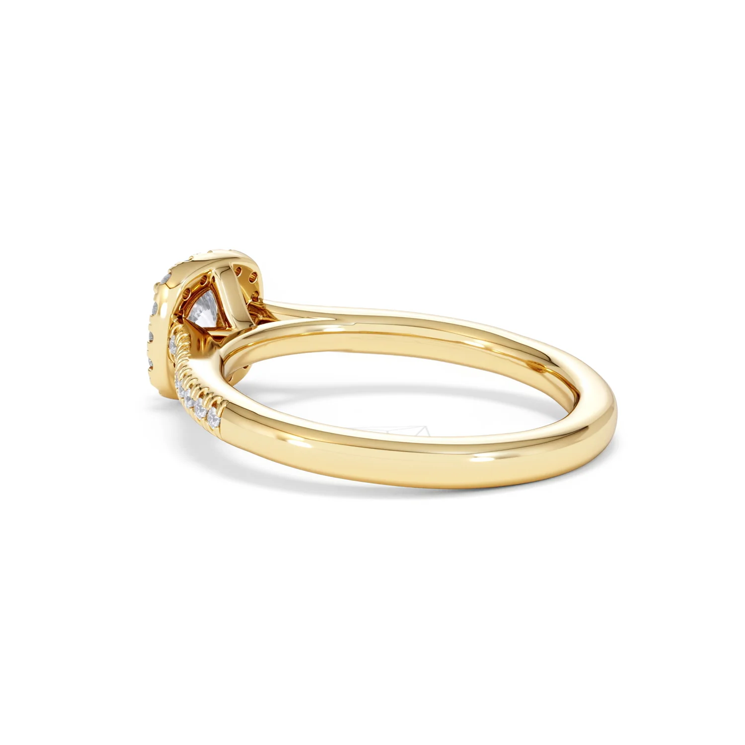 Lumia Round Cut Lab Diamond Halo Ring 0.70ct F/VS in 9K Gold - Image 61