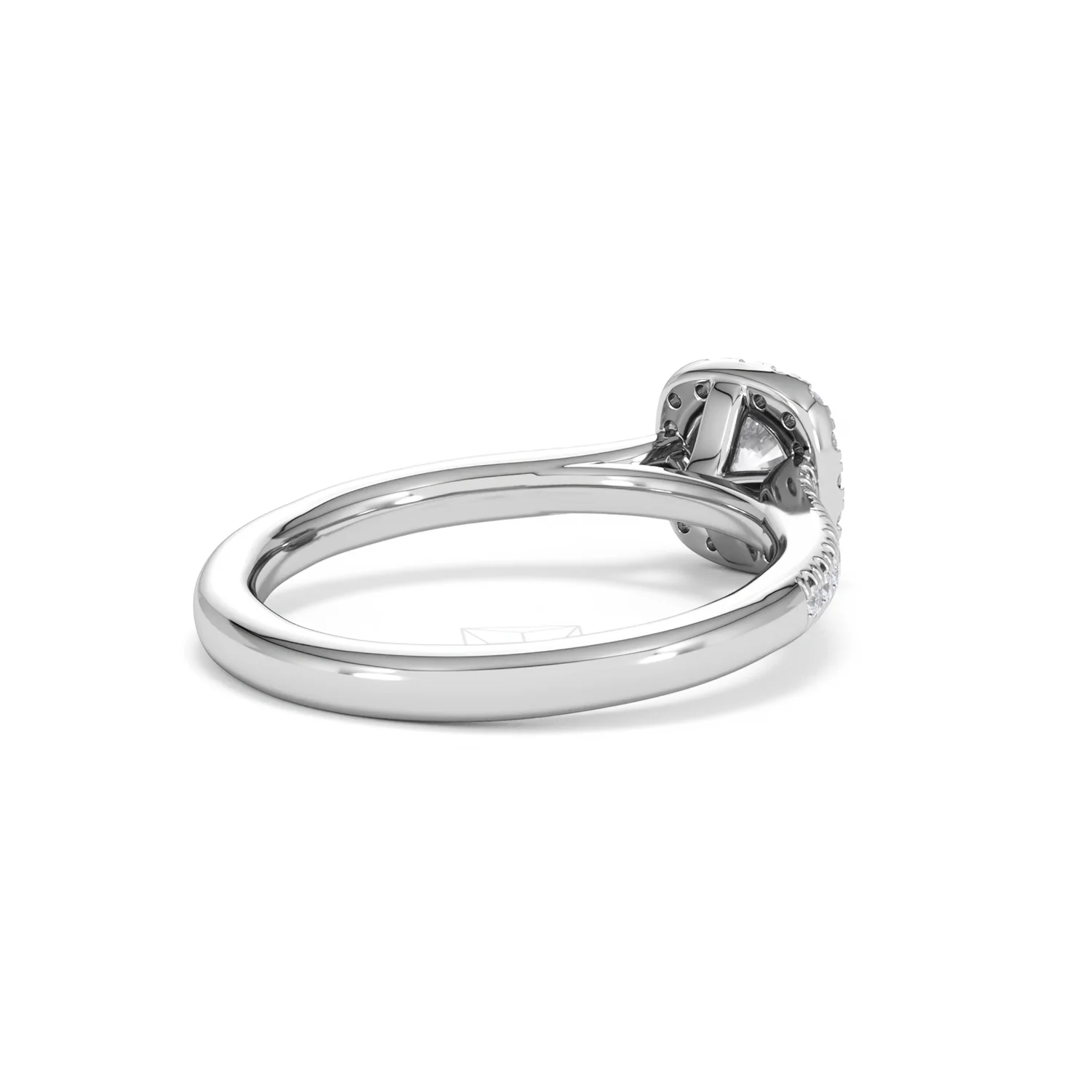 Lumia Round Cut Lab Diamond Halo Ring 0.70ct F/VS in 9K White Gold - Image 41