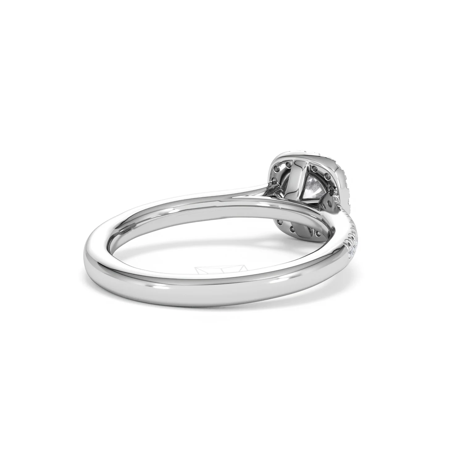 Lumia Round Cut Lab Diamond Halo Ring 0.70ct F/VS in 9K White Gold - Image 42