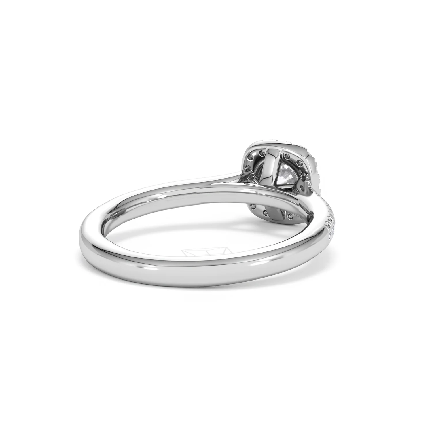 Lumia Round Cut Lab Diamond Halo Ring 0.70ct F/VS in 9K White Gold - Image 43