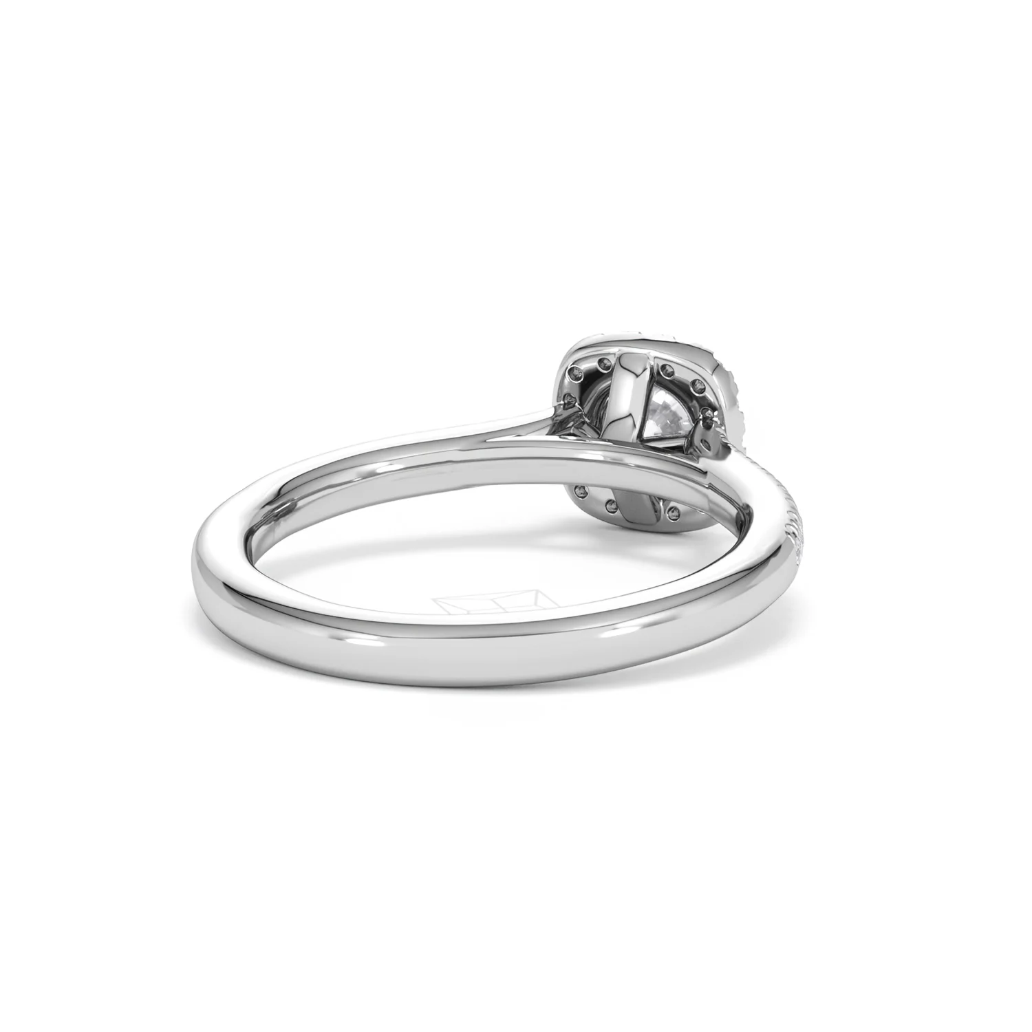 Lumia Round Cut Lab Diamond Halo Ring 0.70ct F/VS in 9K White Gold - Image 44