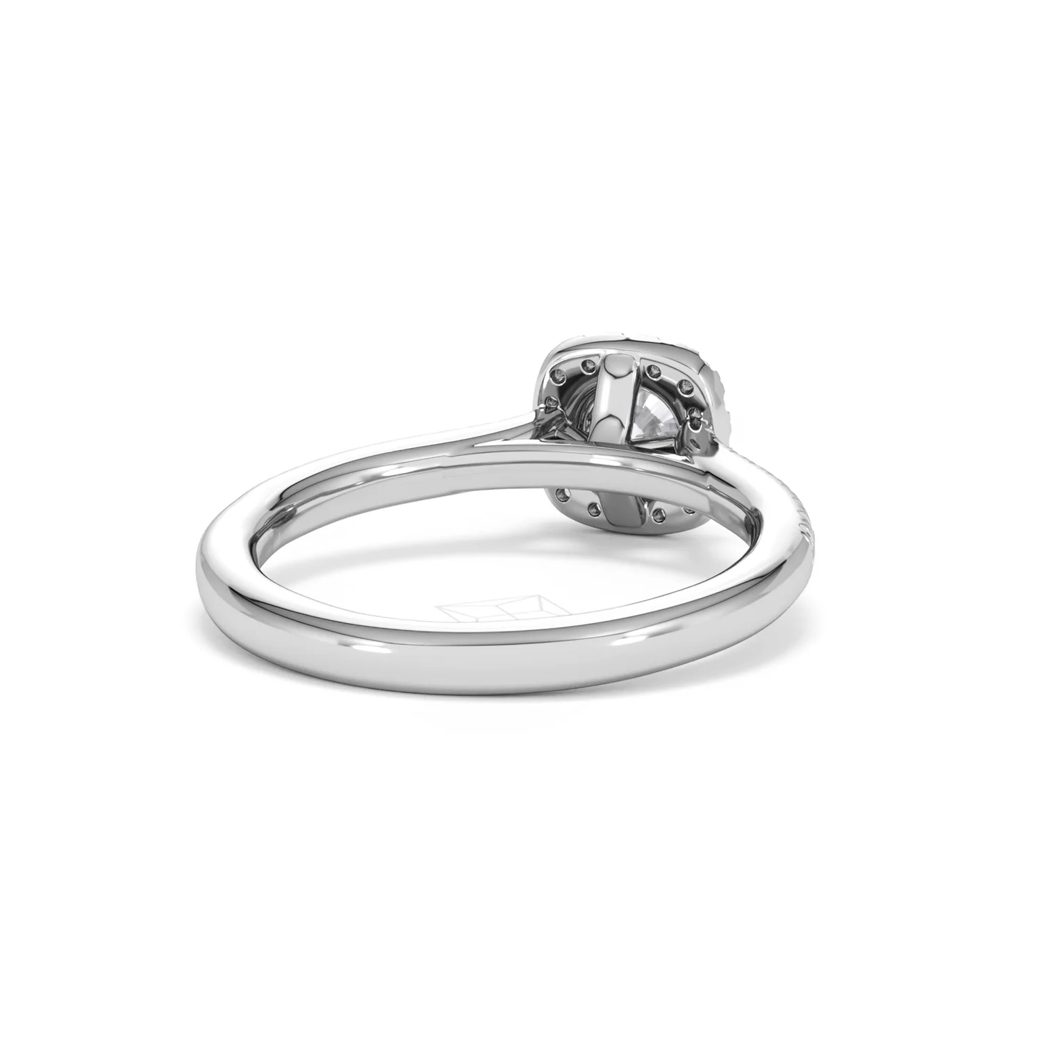 Lumia Round Cut Lab Diamond Halo Ring 0.70ct F/VS in 9K White Gold - Image 45