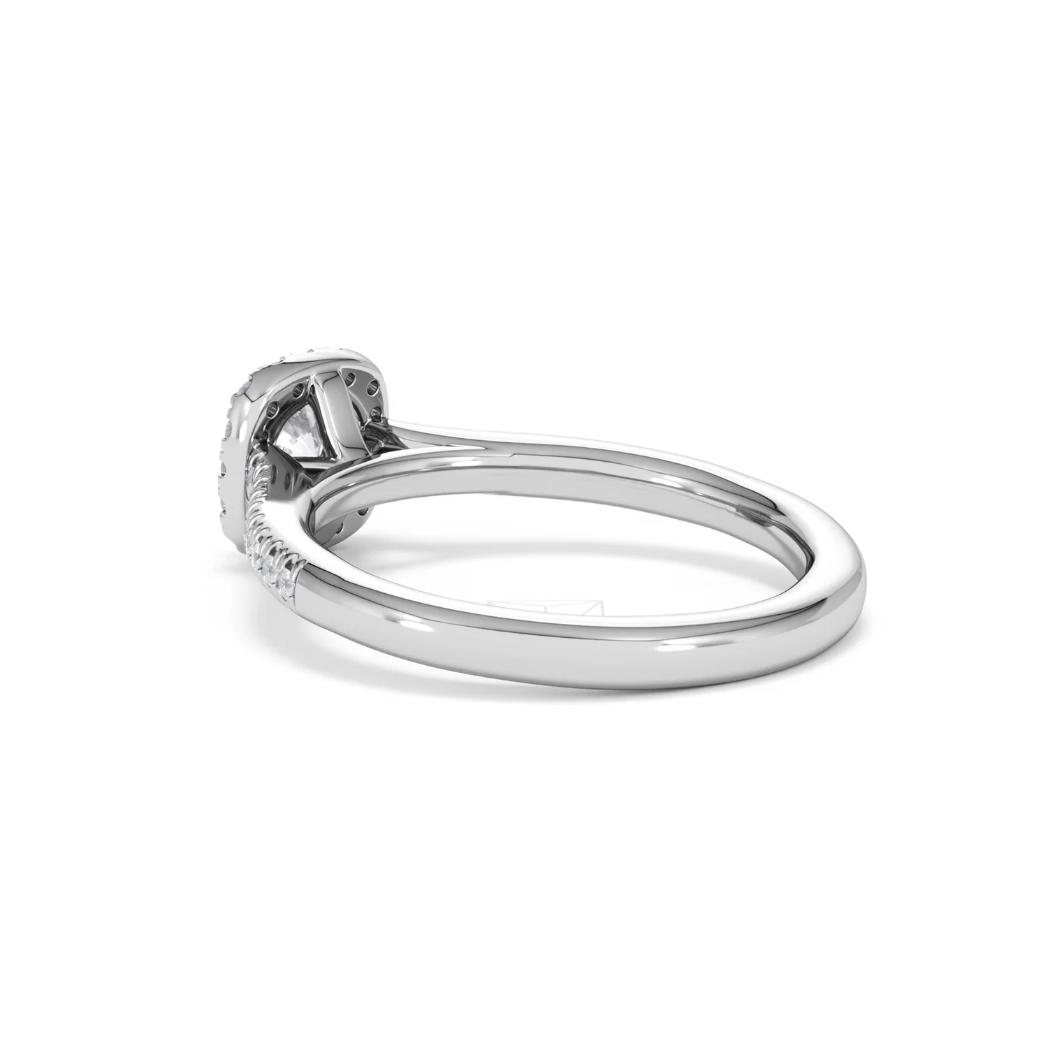 Lumia Round Cut Lab Diamond Halo Ring 0.70ct F/VS in 9K White Gold - Image 60
