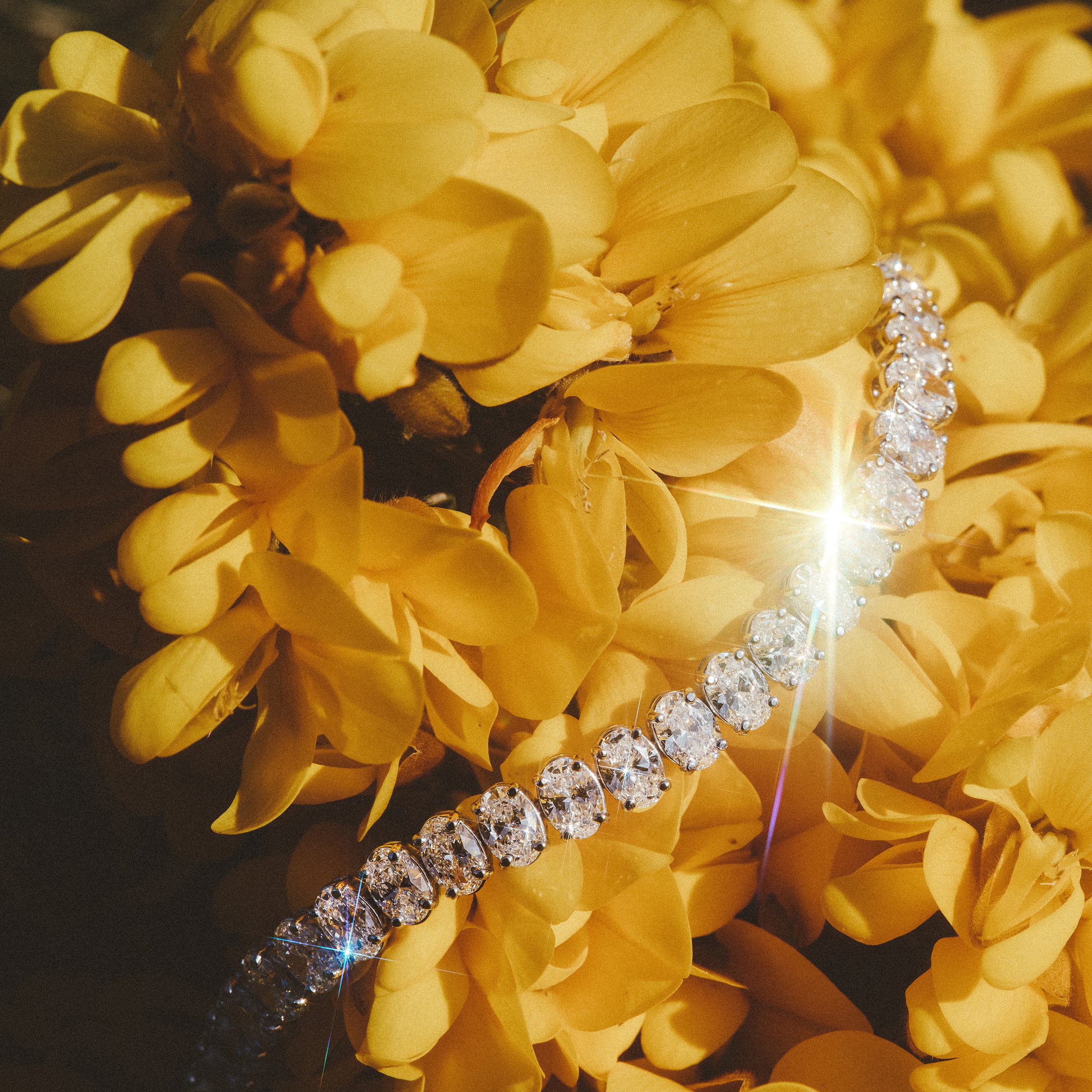 LUXE 10.00ct Lab Diamond Tennis Bracelet with IGI Certified Oval-Cut Diamonds in 18K White Gold - Image 7