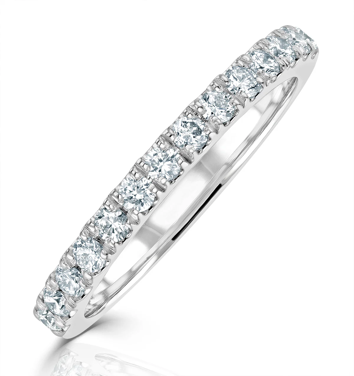 Meghan Matching Wedding Band 0.30ct G/Si Diamond in 18K White Gold