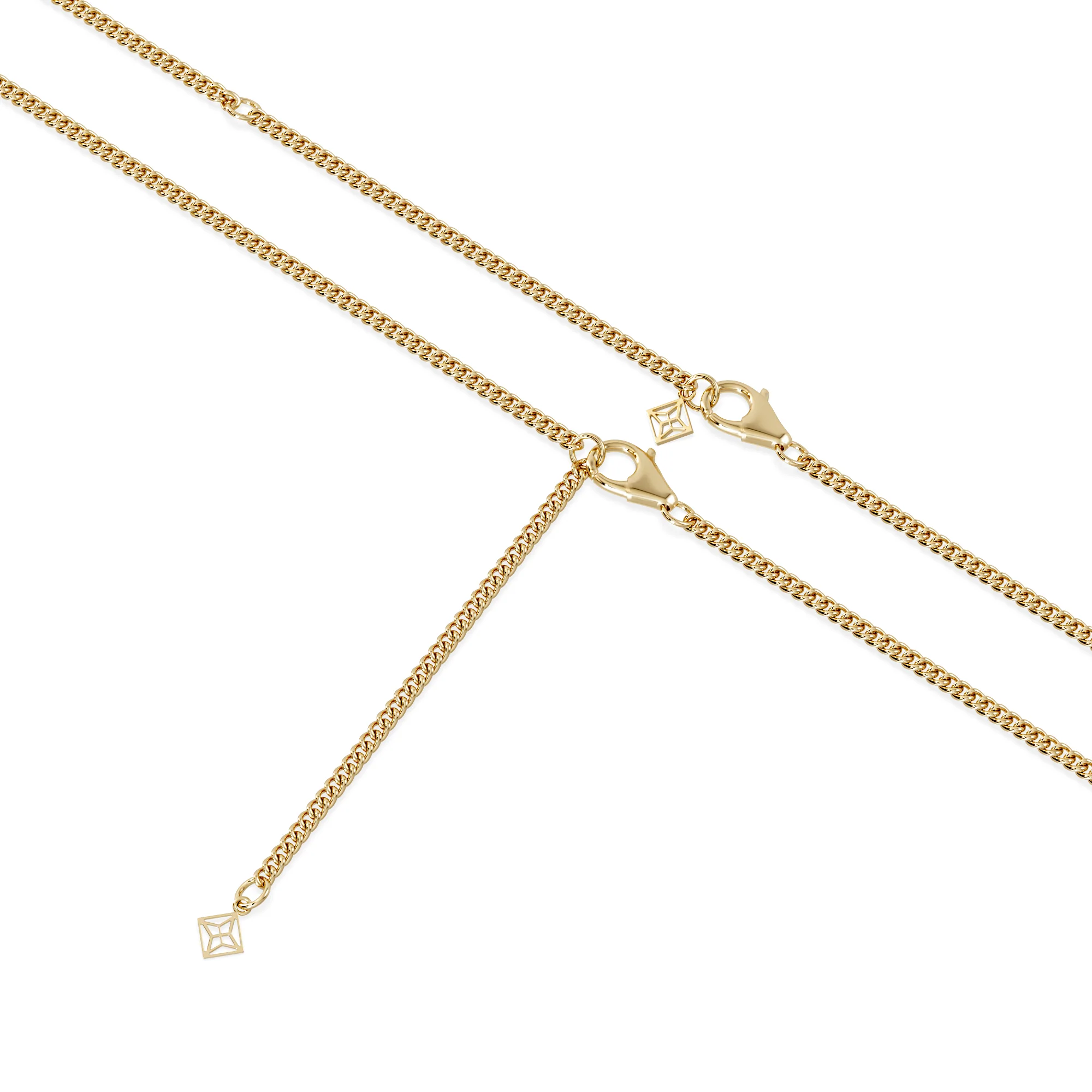 Men’s 0.15ct Lab Grown Diamond Cross Pendant Necklace in 18K Gold Vermeil - Image 7