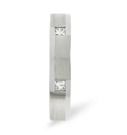 Mens 0.28ct H/Si Diamond Platinum Dress Ring - Image 2