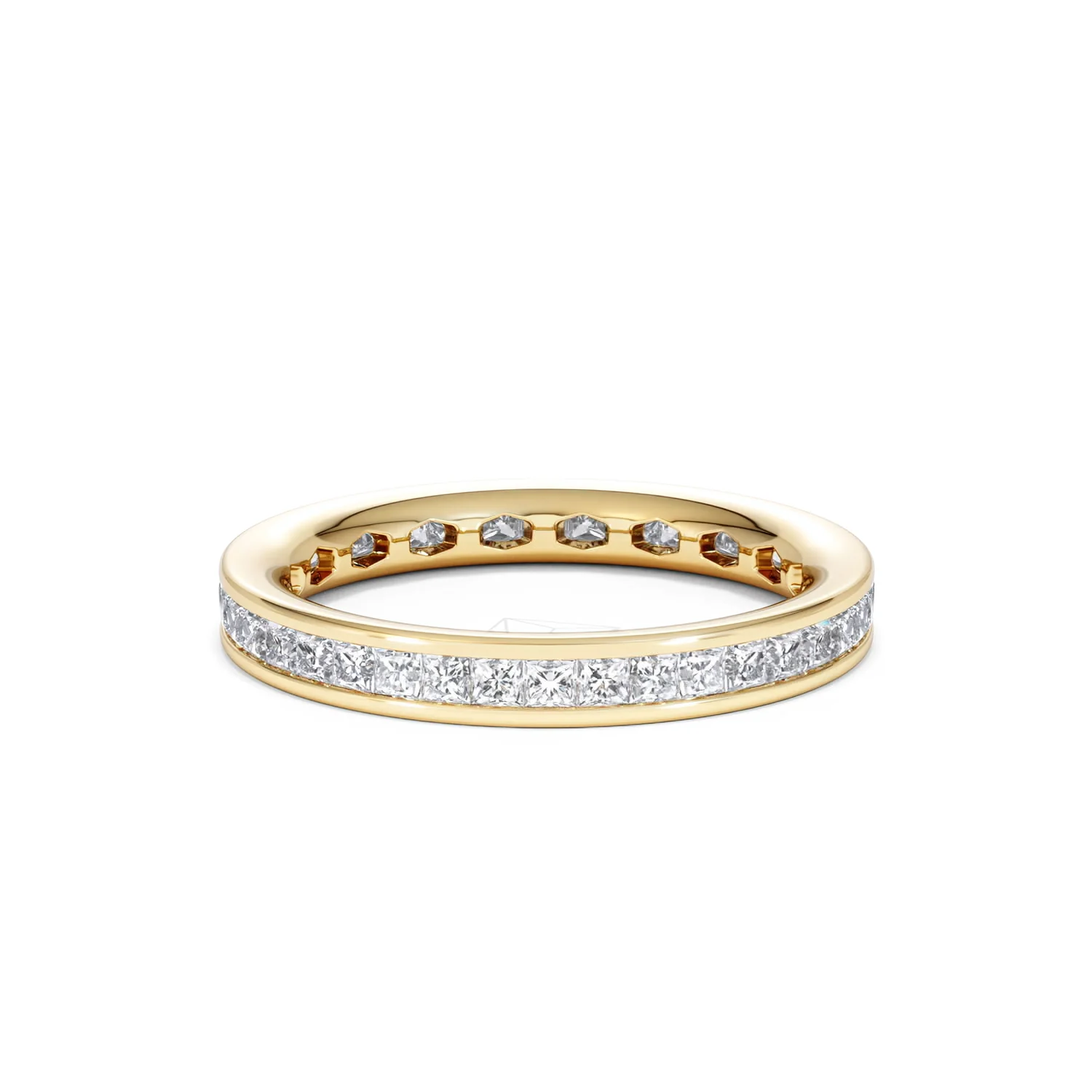 Mens 1ct G/Vs Diamond 18K Gold Full Band Ring - Image 33