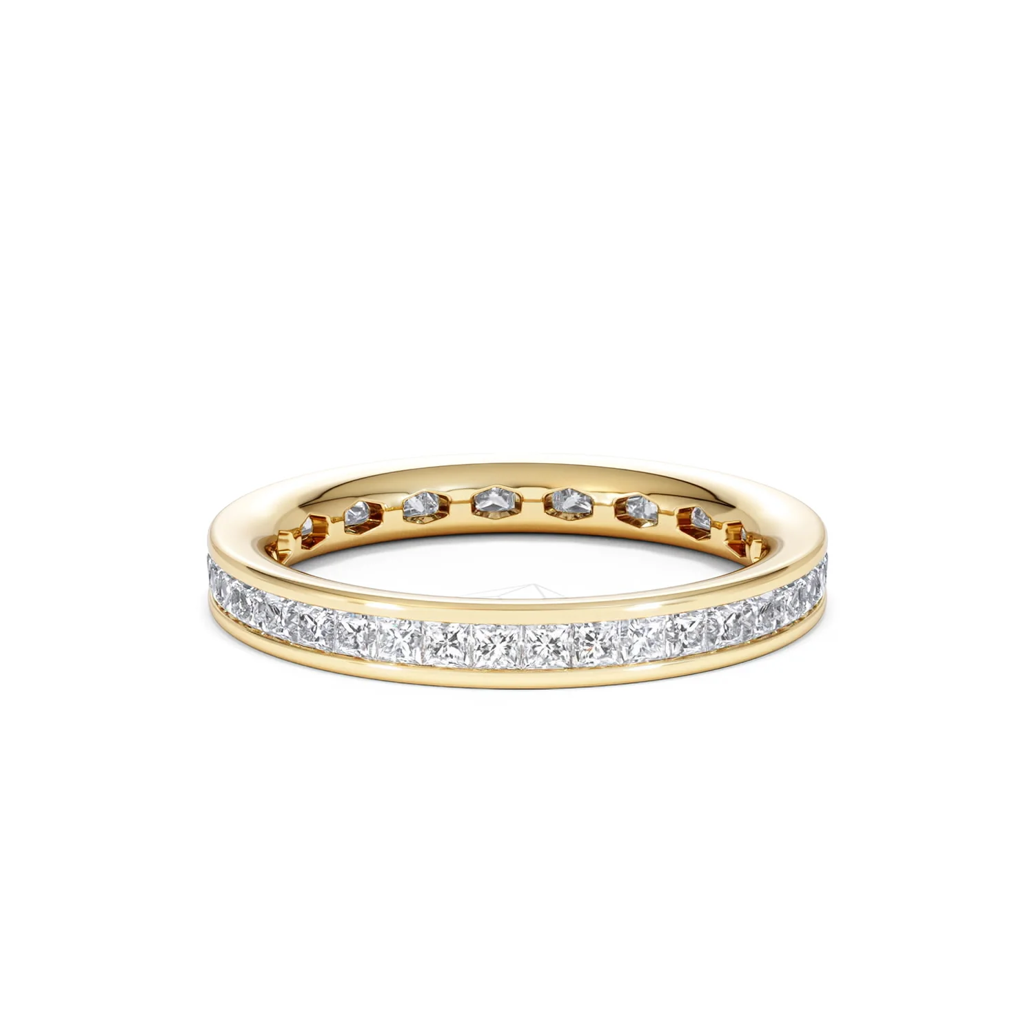 Mens 1ct G/Vs Diamond 18K Gold Full Band Ring - Image 44
