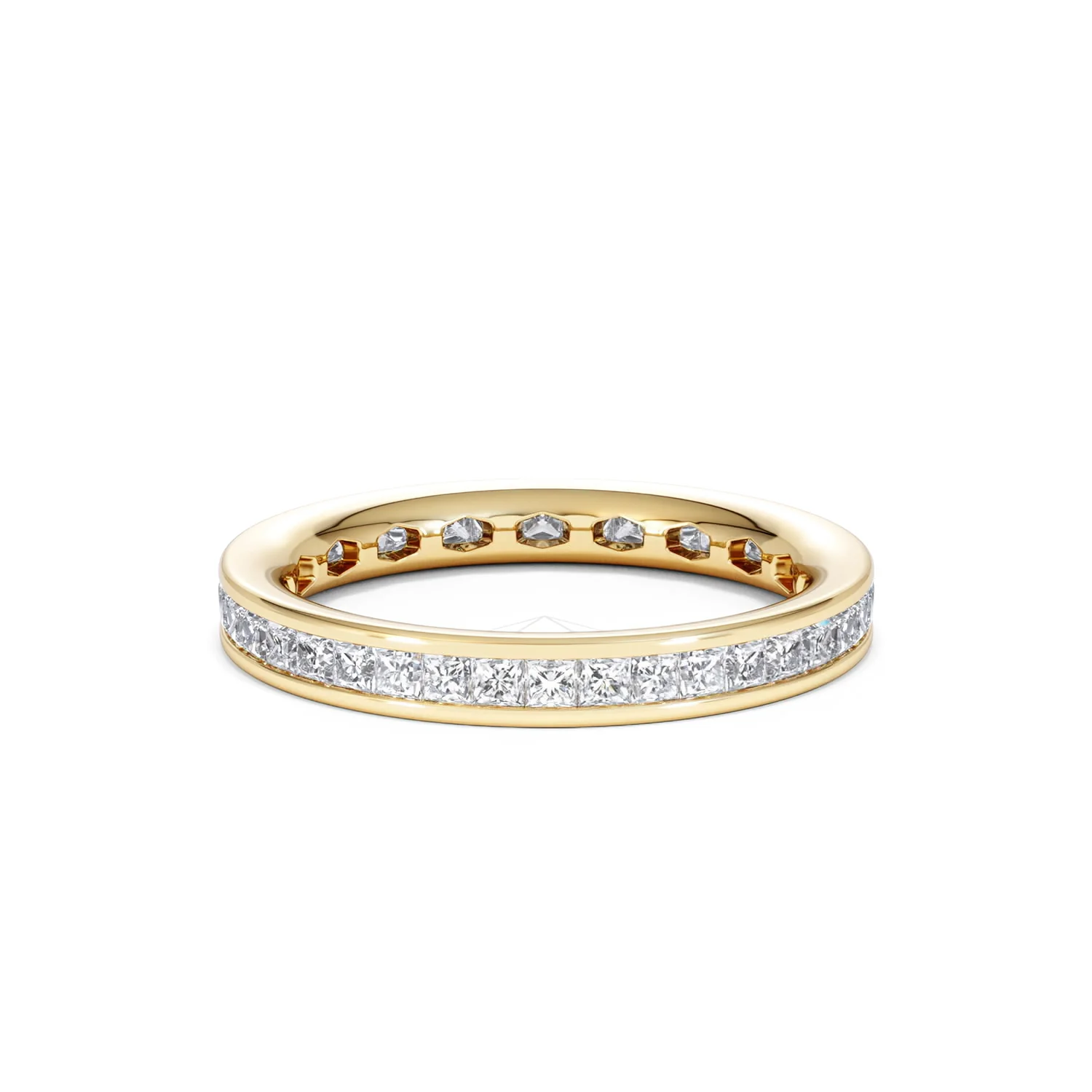 Mens 1ct G/Vs Diamond 18K Gold Full Band Ring - Image 47