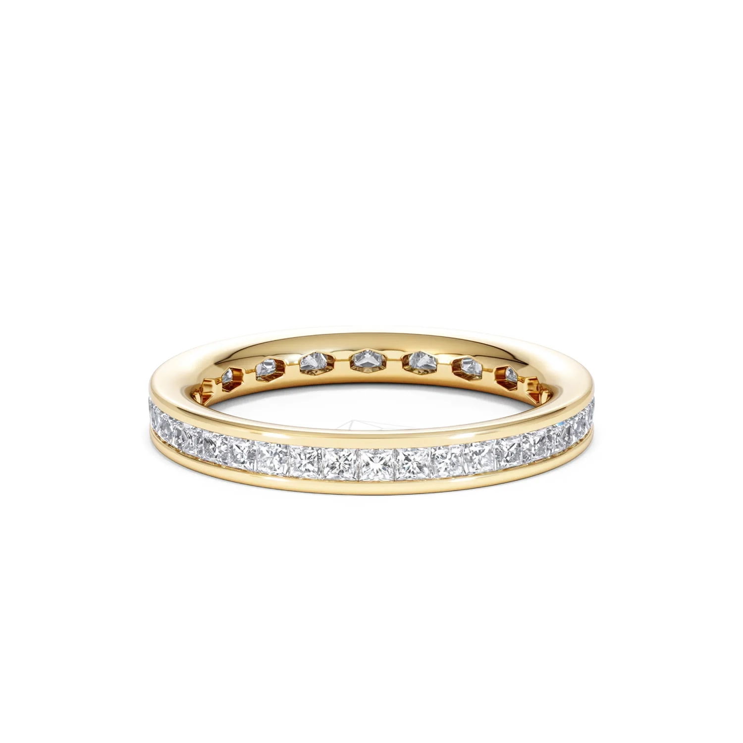 Mens 1ct G/Vs Diamond 18K Gold Full Band Ring - Image 51
