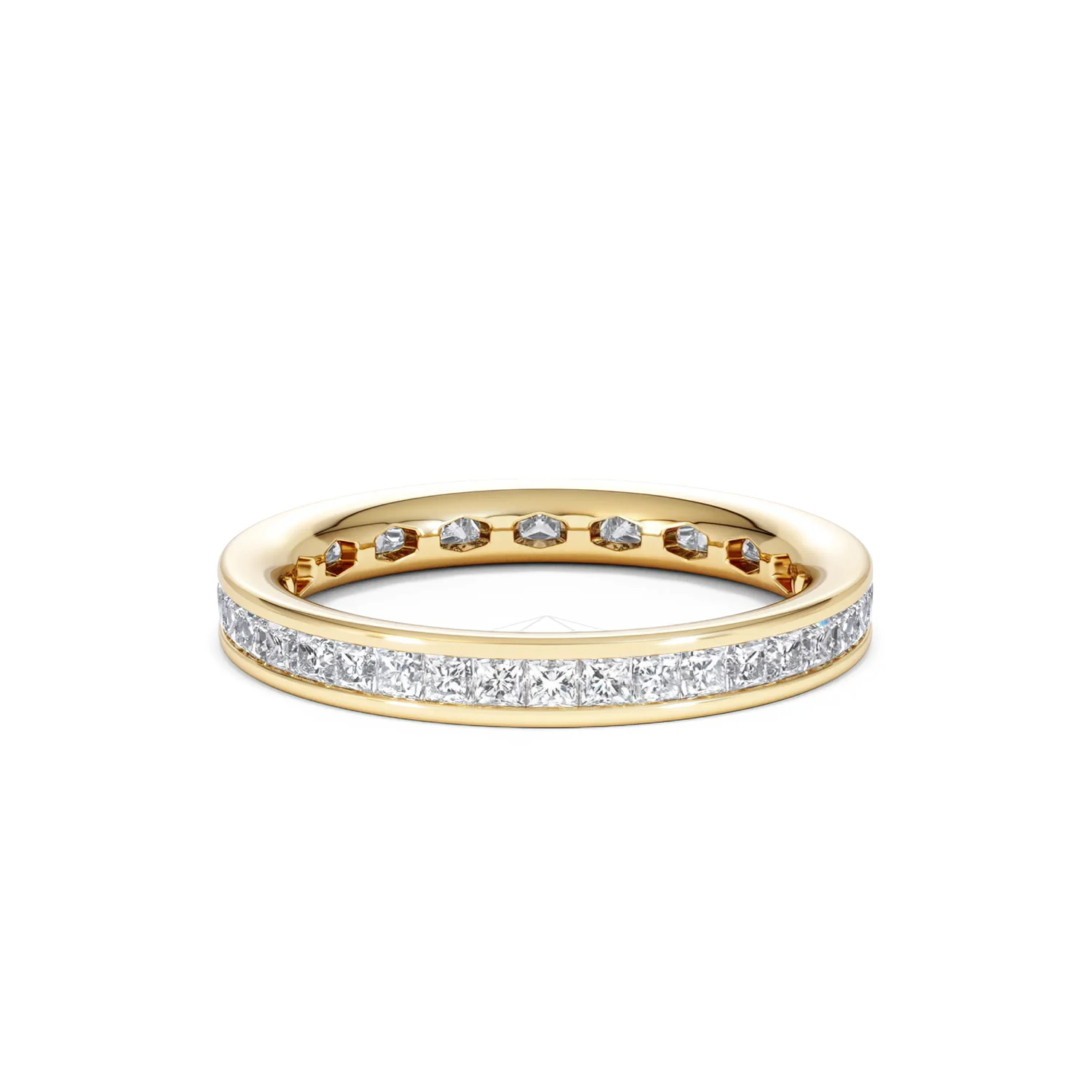 Mens 1ct G/Vs Diamond 18K Gold Full Band Ring - Image 67