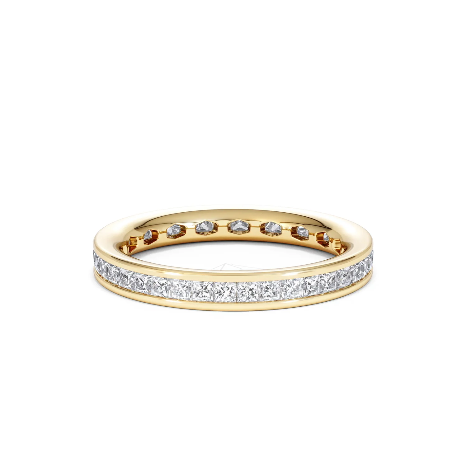Mens 1ct G/Vs Diamond 18K Gold Full Band Ring - Image 70