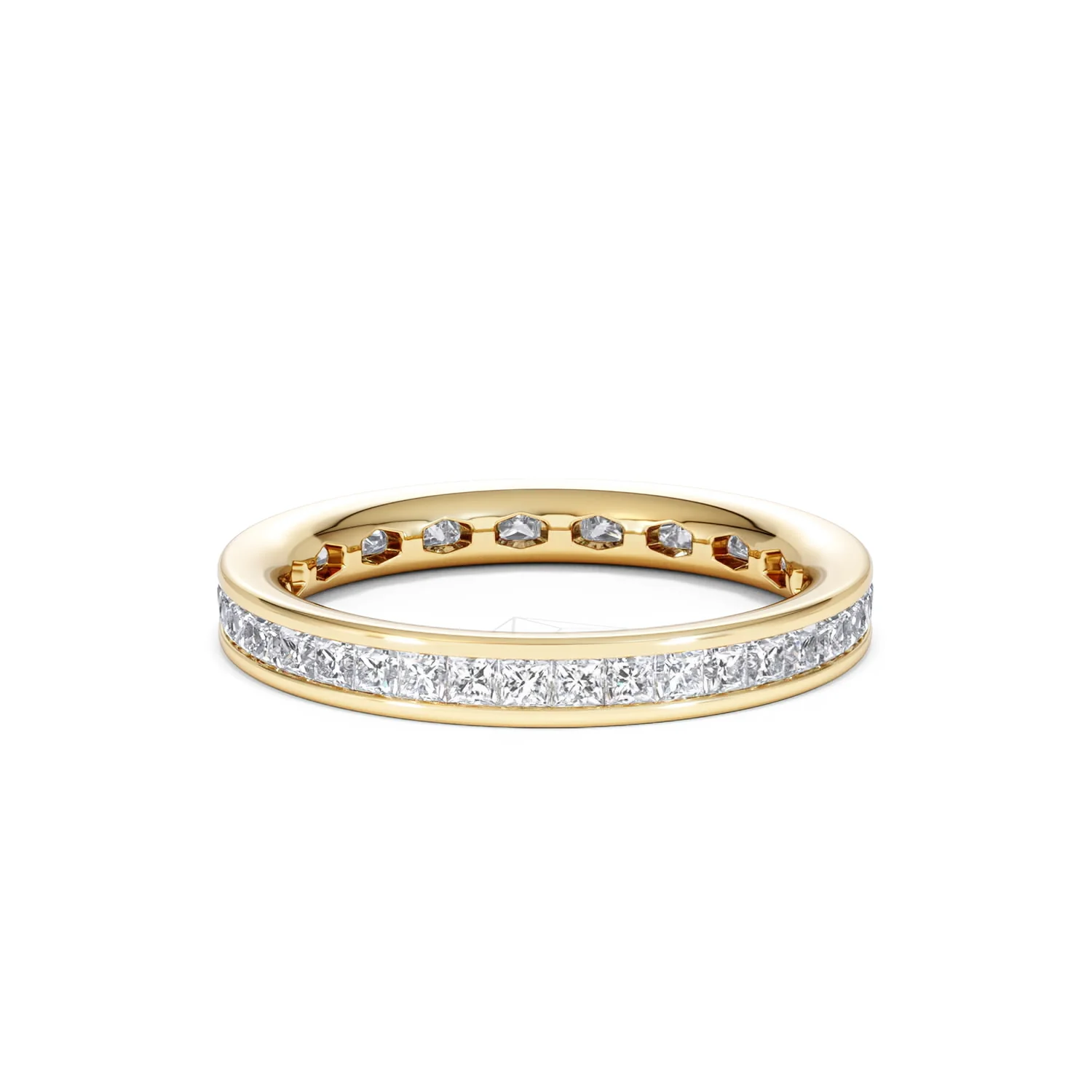 Mens 1ct G/Vs Diamond 18K Gold Full Band Ring - Image 72