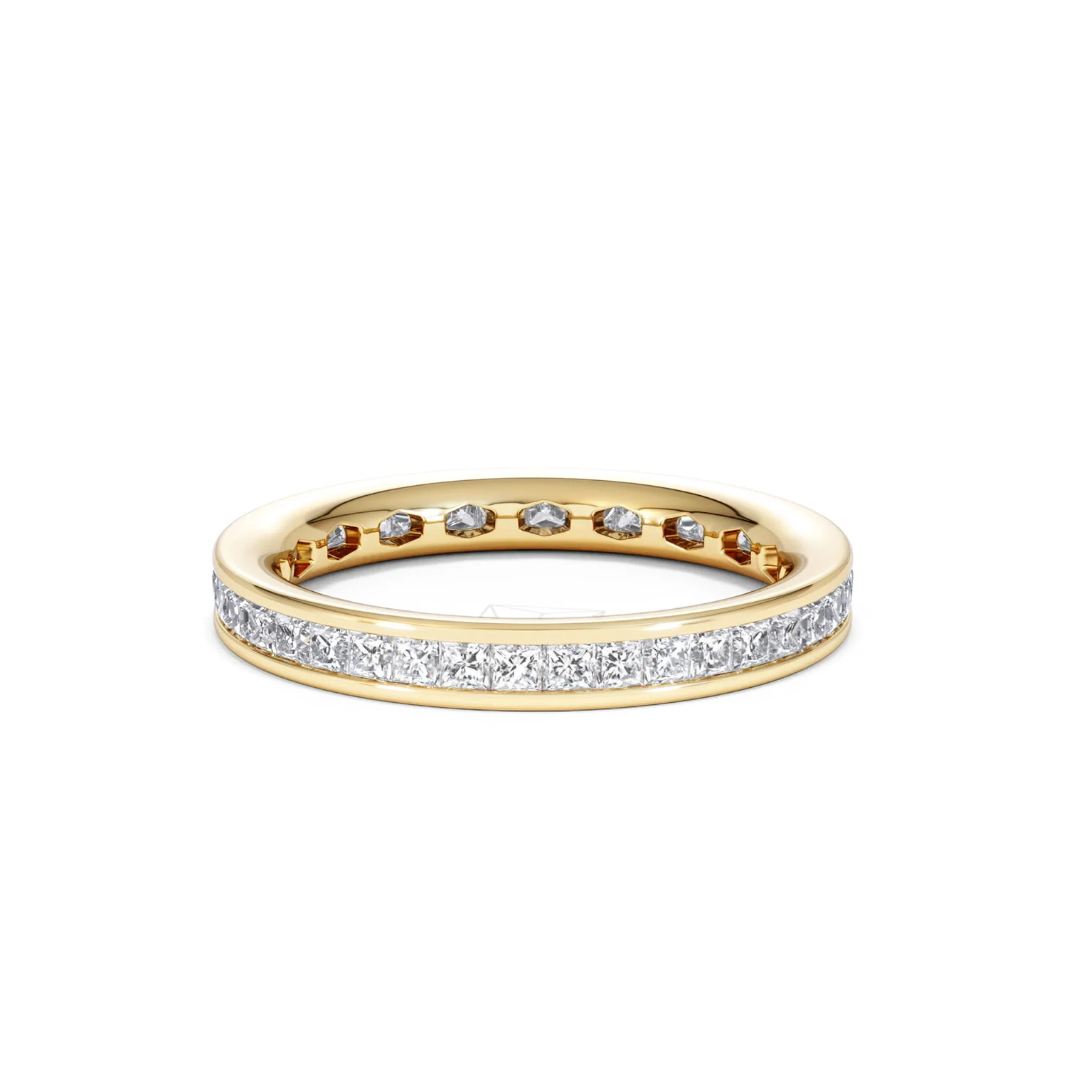 Mens 1ct G/Vs Diamond 18K Gold Full Band Ring - Image 74