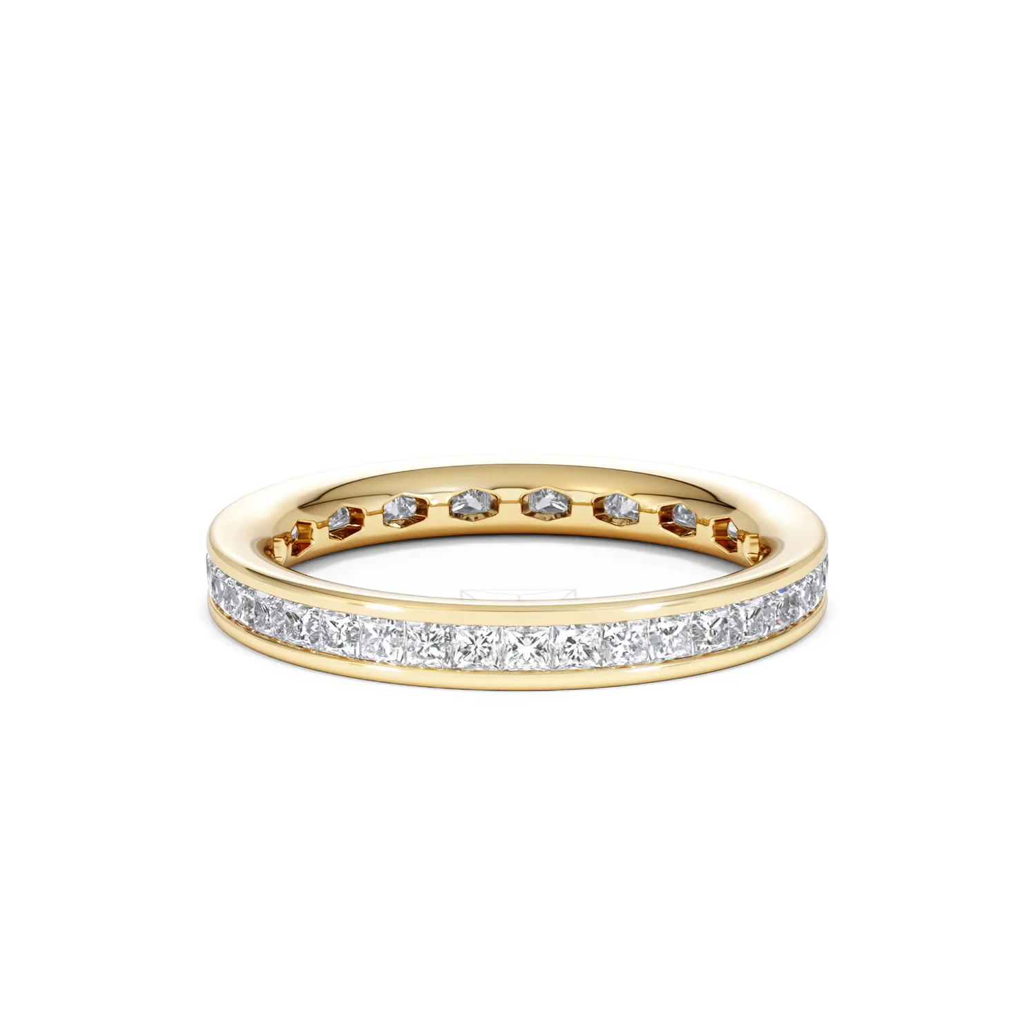 Mens 1ct G/Vs Diamond 18K Gold Full Band Ring - Image 77