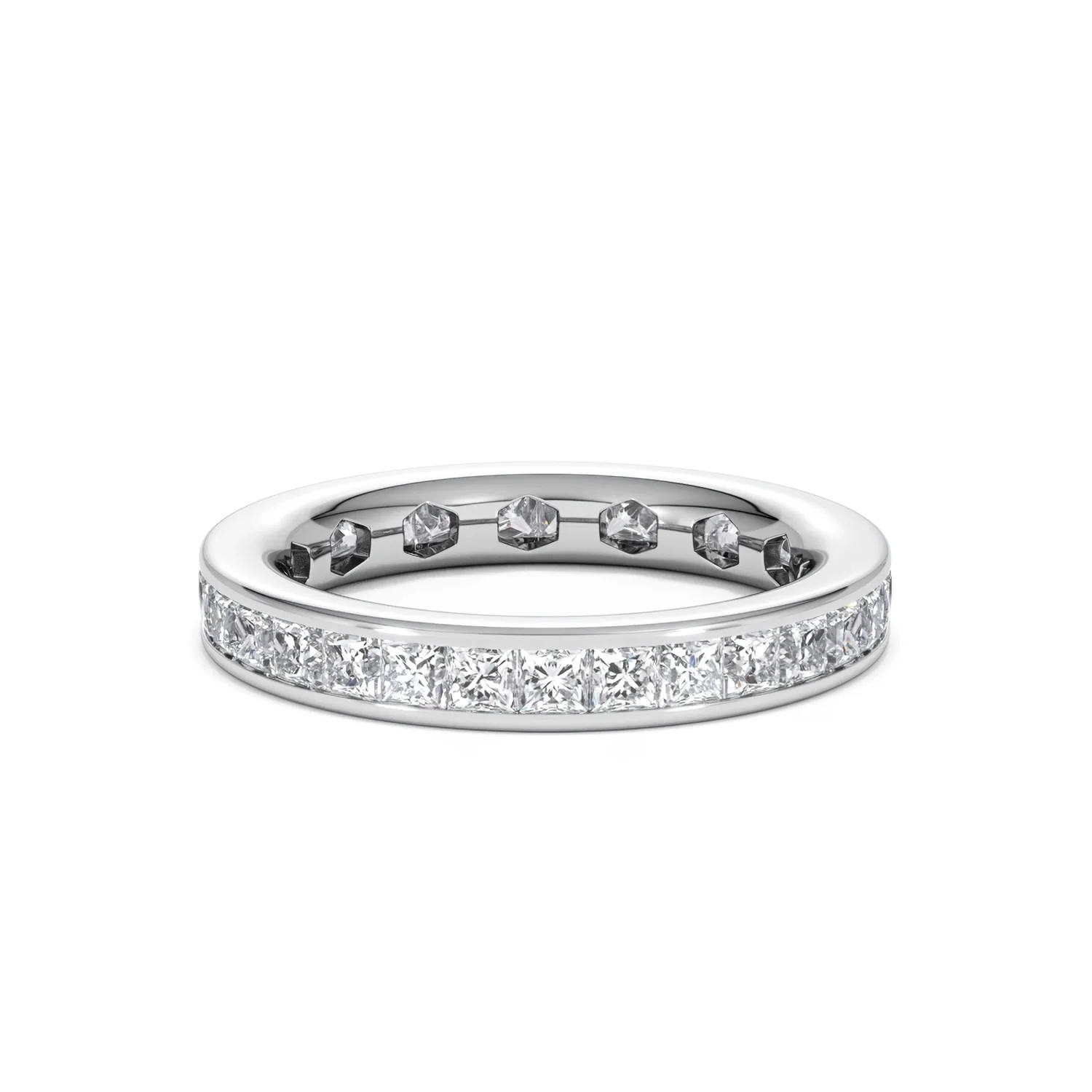 Mens 2ct G/Vs Diamond Platinum Full Band Ring - Image 69